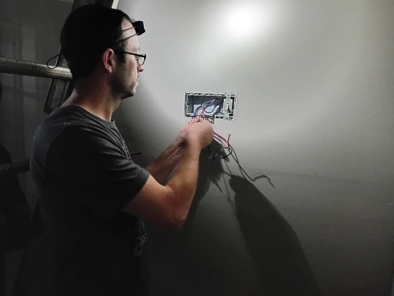 Church maintenance project: Ceiling fans and installation and improvements to electrical connections.