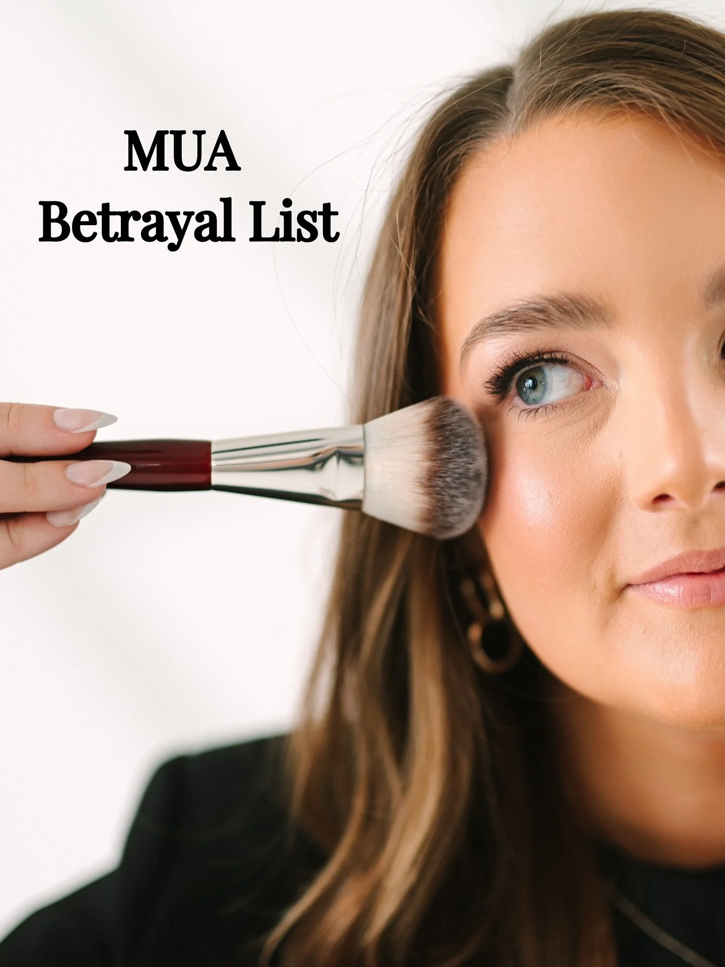 Hopping on the trend with a few of my *not so* favorite things as an MUA😬

📸: @brand_gloss