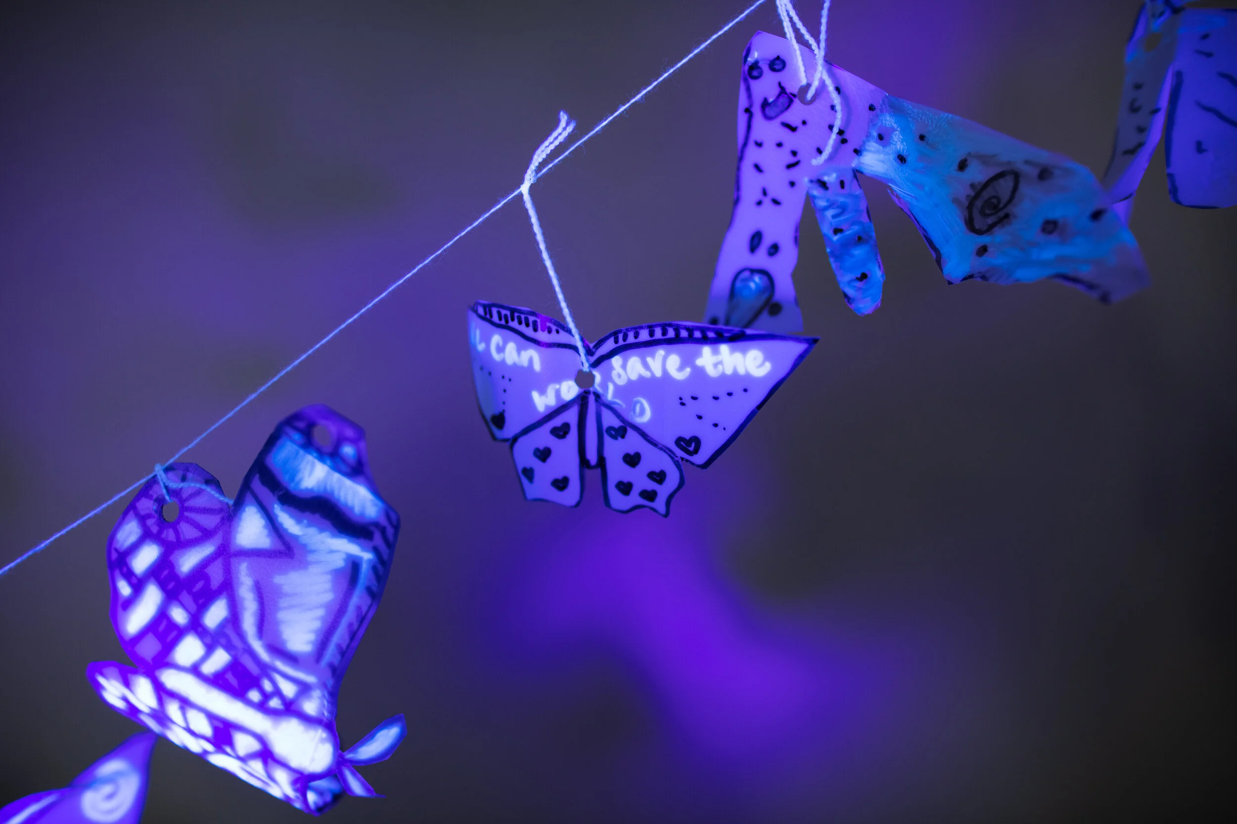 Mini Moths to a Flame Display in Exeter before the Flight to Glasgow