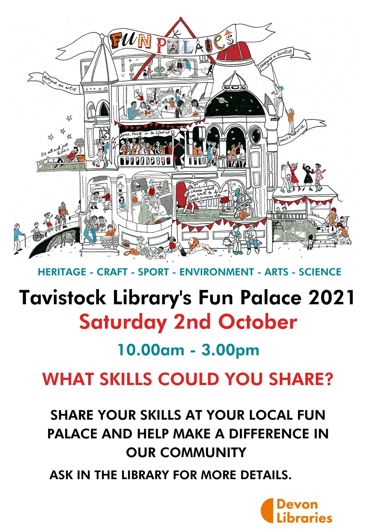 Milk bottle moth making at Tavistock Library's Fun Palaces event