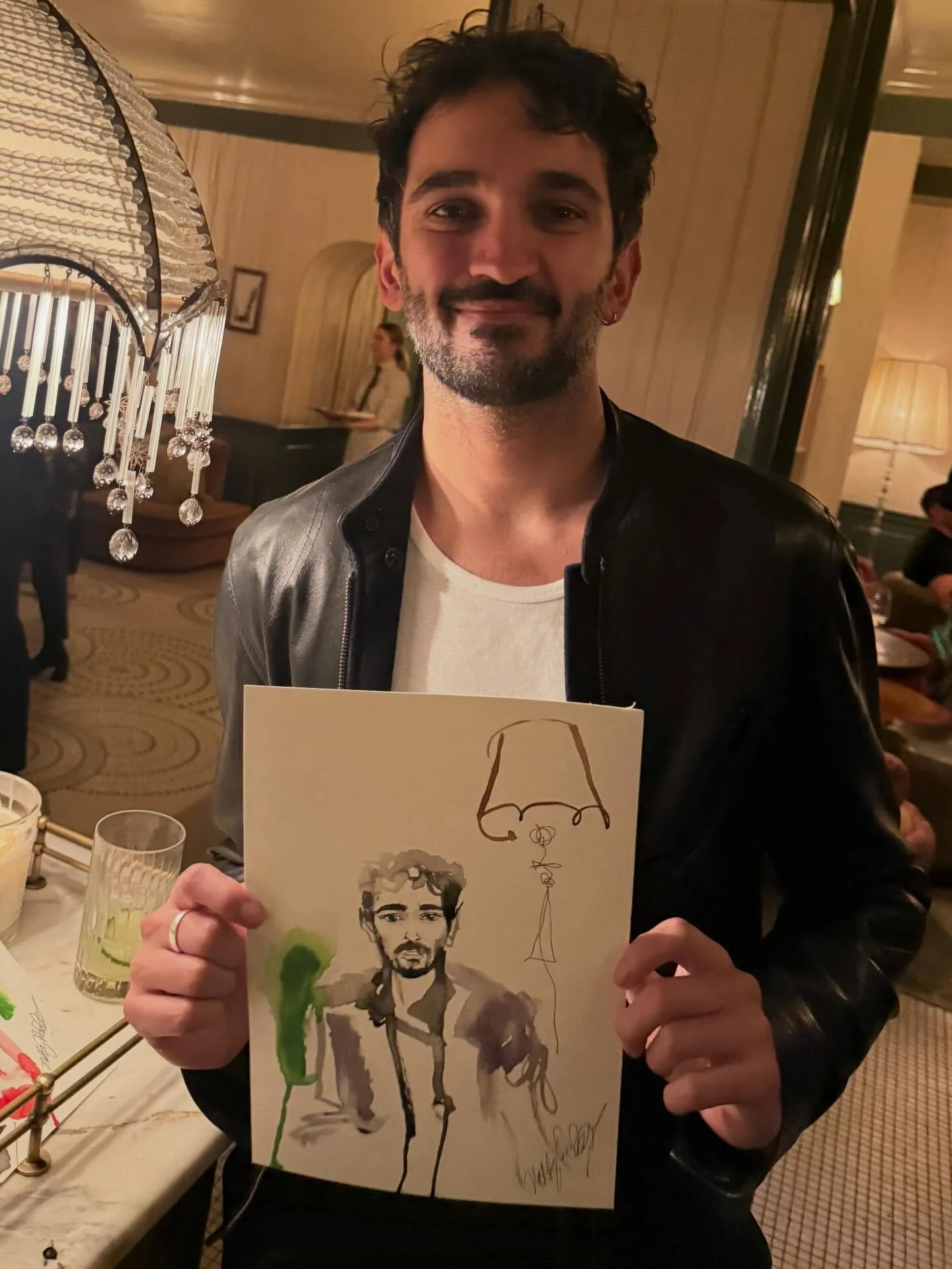Thank you @bernhardthospitality for an amazing live drawing experience so wonderful to draw your gorgeous guests from the interior design world @kettners.soho 
#bernhardthospitality #interordesign #liveeventartist #liveeventillustrator #eventillustra