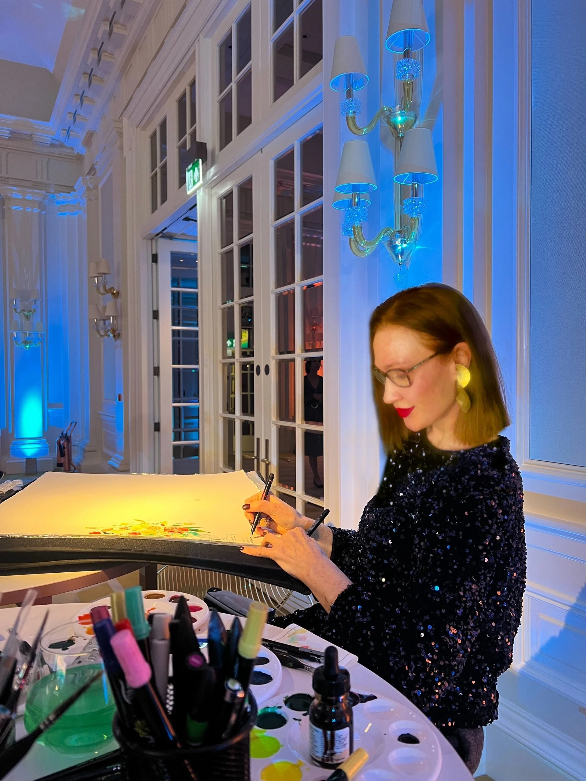 Hatty Pedder | Newport Film Festival |  Live Painting | Raffles London at the OWO  New P.jpg
