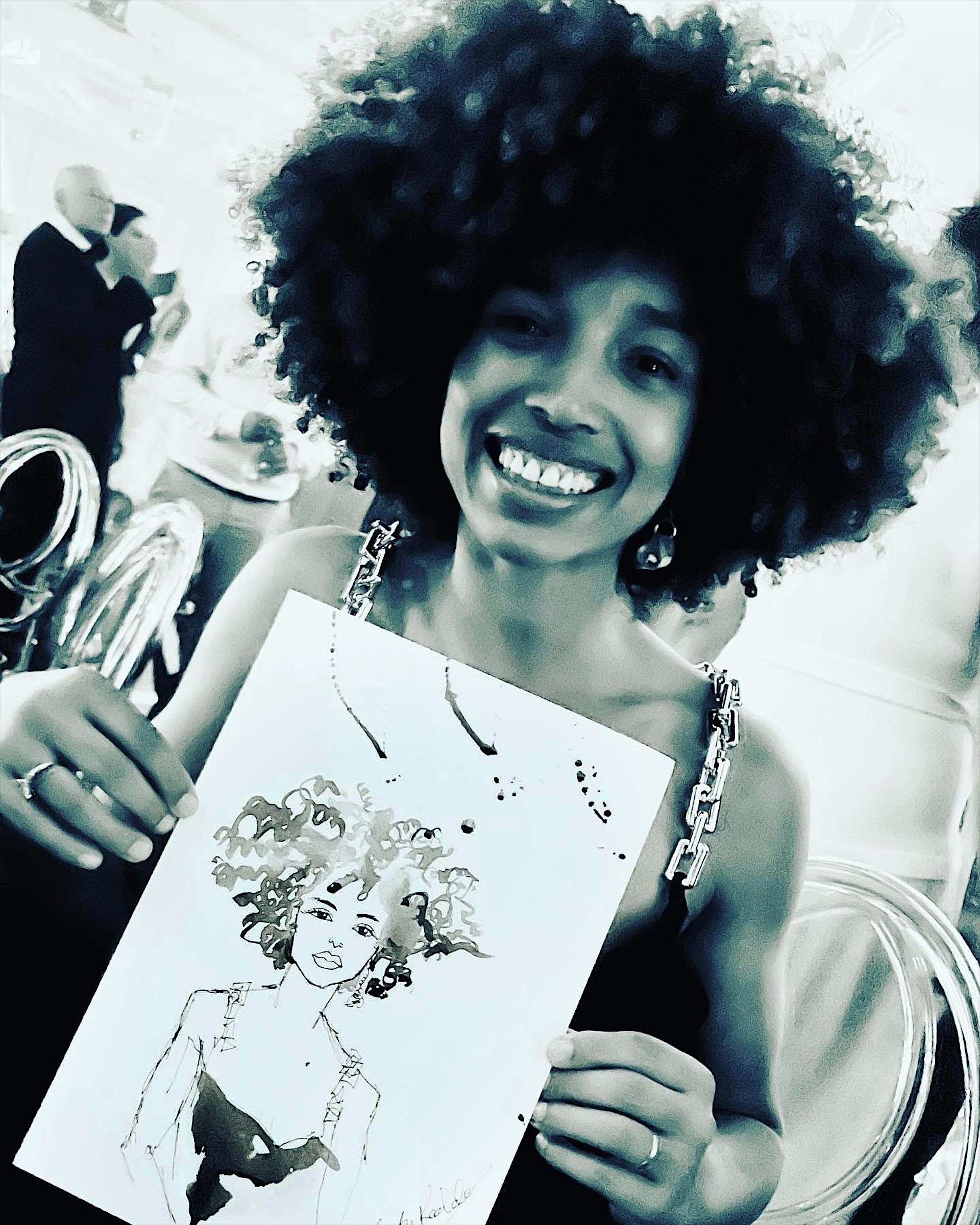 Hatty Pedder | Rosewood London | Private Party | Live Guest Portraits .jpg