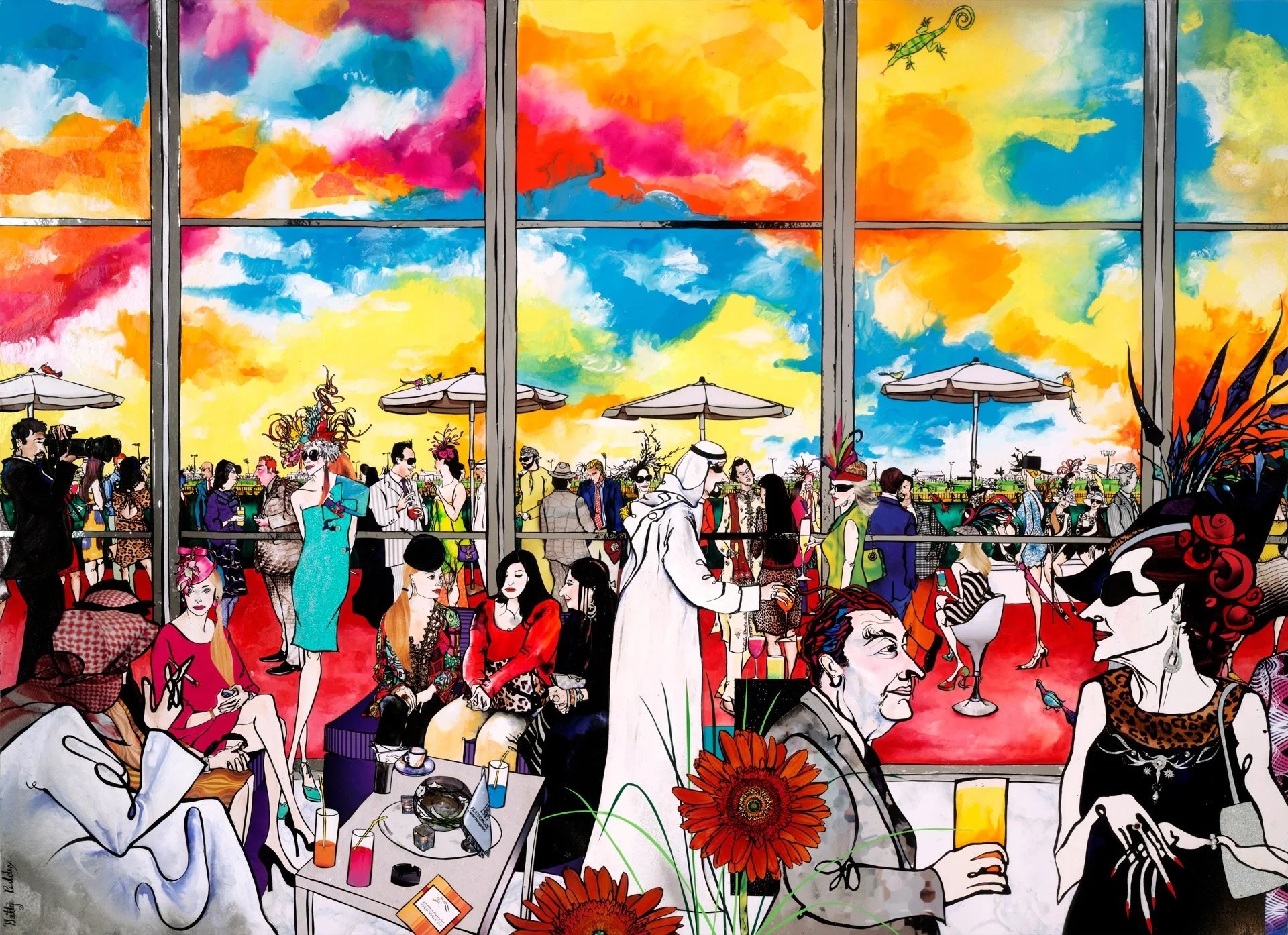 Hatty Pedder | The Dubai World Cup | Post Event Painting.jpg