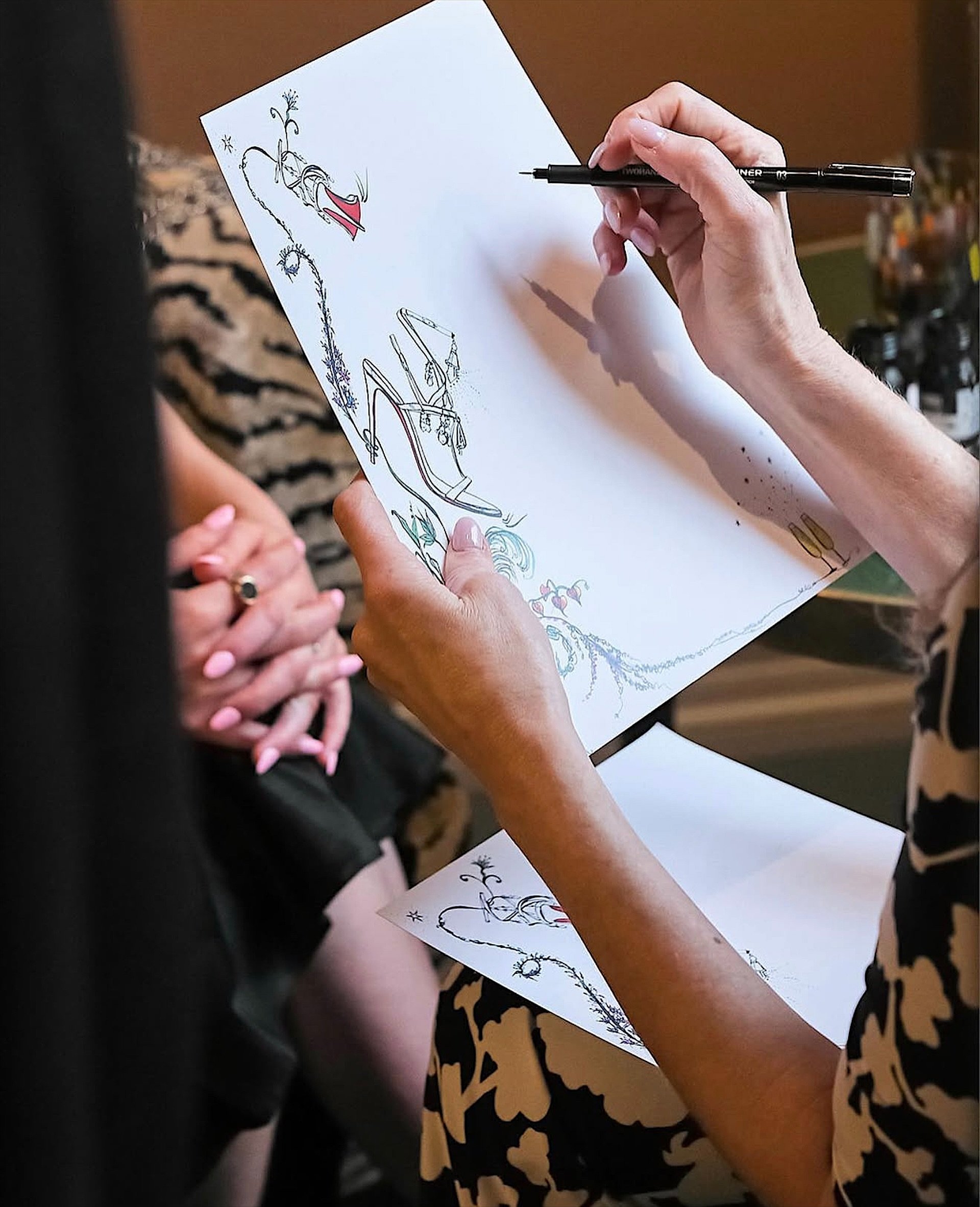 Hatty Pedder | Louboutin | The Arts Club | Live Event Guest Portraits.jpg