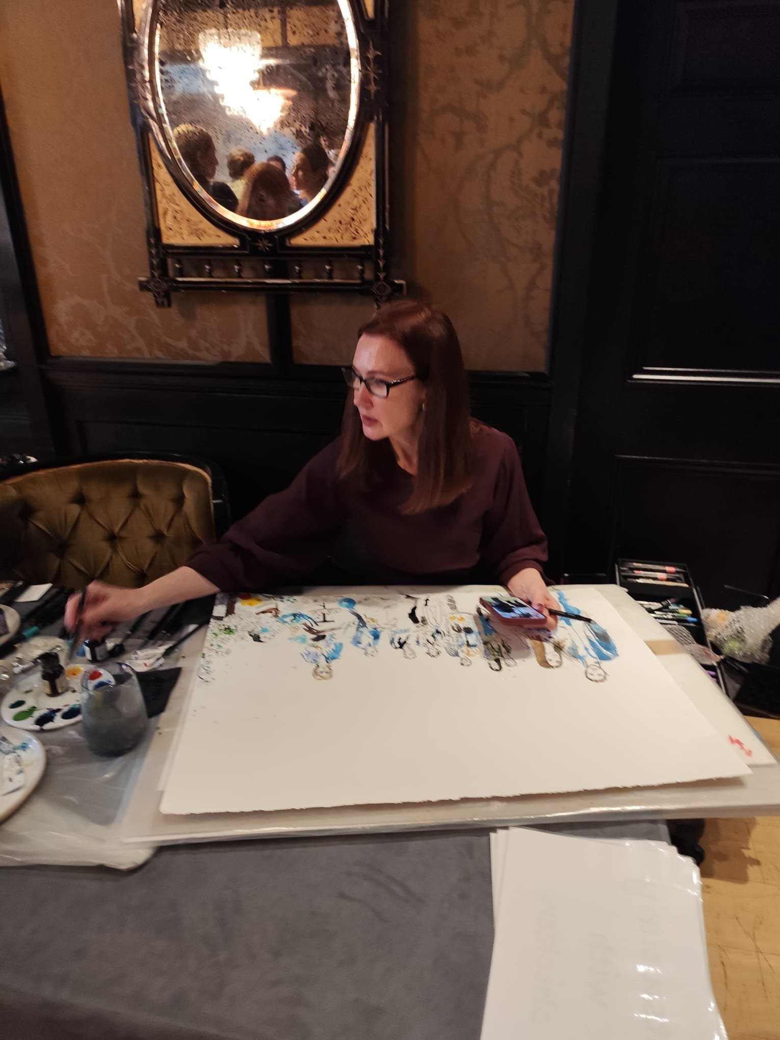 Yasmine Naghdi's Baby Shower| The NoMad London | Live PaintingPG.jpg