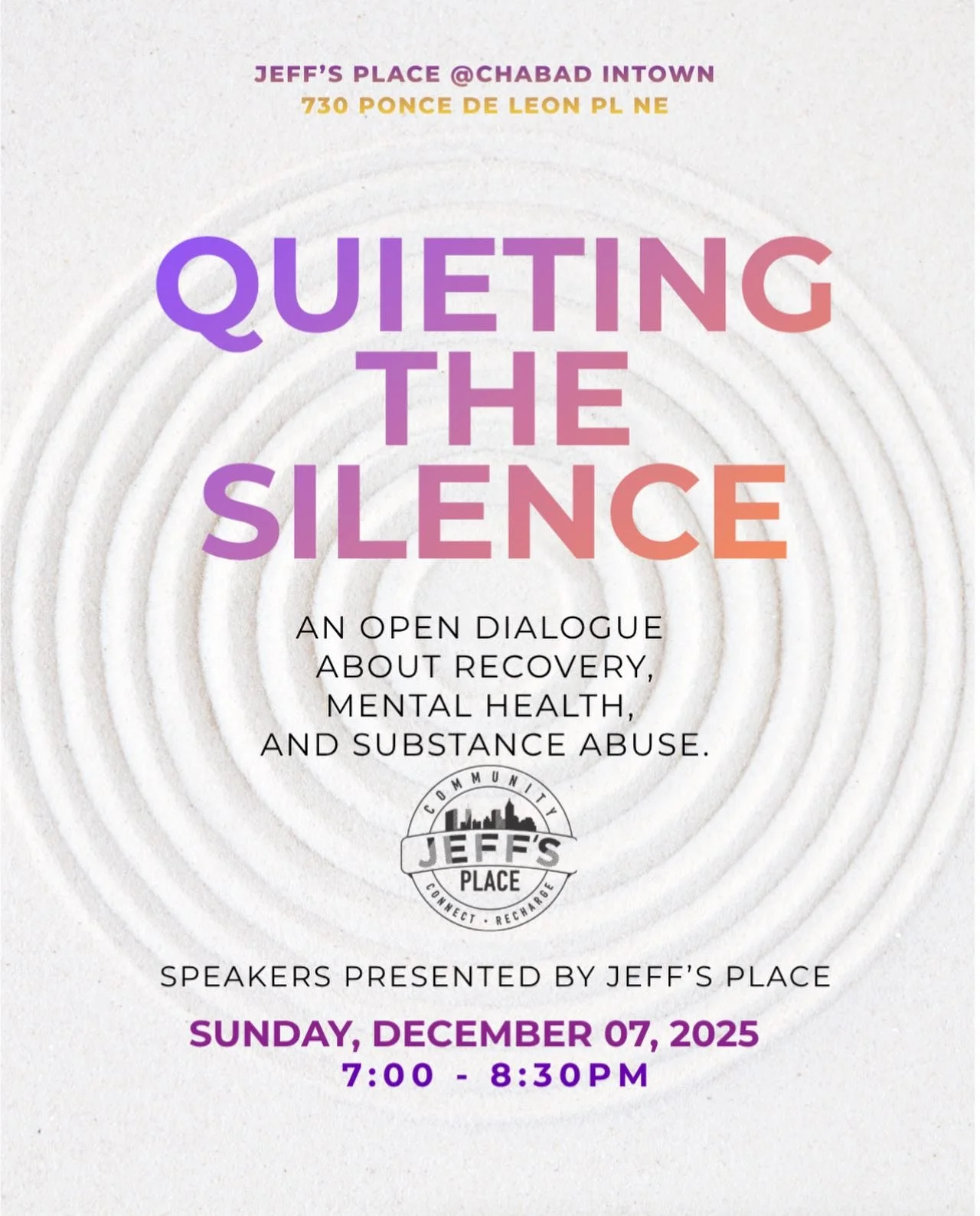 For too long, the Jewish community has struggled in silence.
Substance abuse. Depression. Mental health challenges.
And the shame, stigma, and closed doors that come with them.

It&rsquo;s time to change that.

We&rsquo;re committed to fostering open