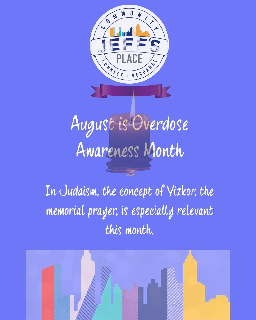 Honoring the concept of remembrance through Jewish tradition 💜

#overdoseawareness #atlantabeltline #wedorecover #faithandrecovery