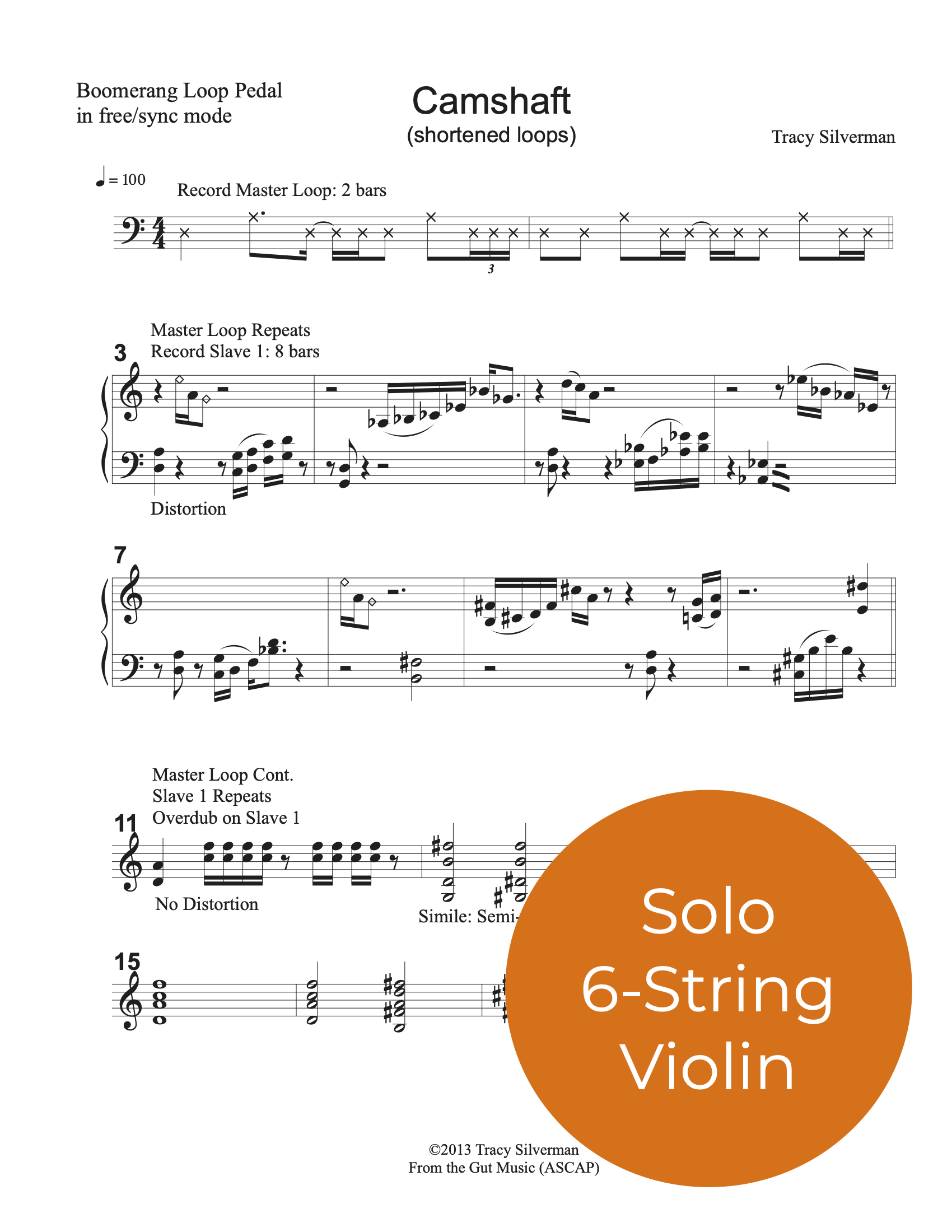 Camshaft — TRACY SILVERMAN
