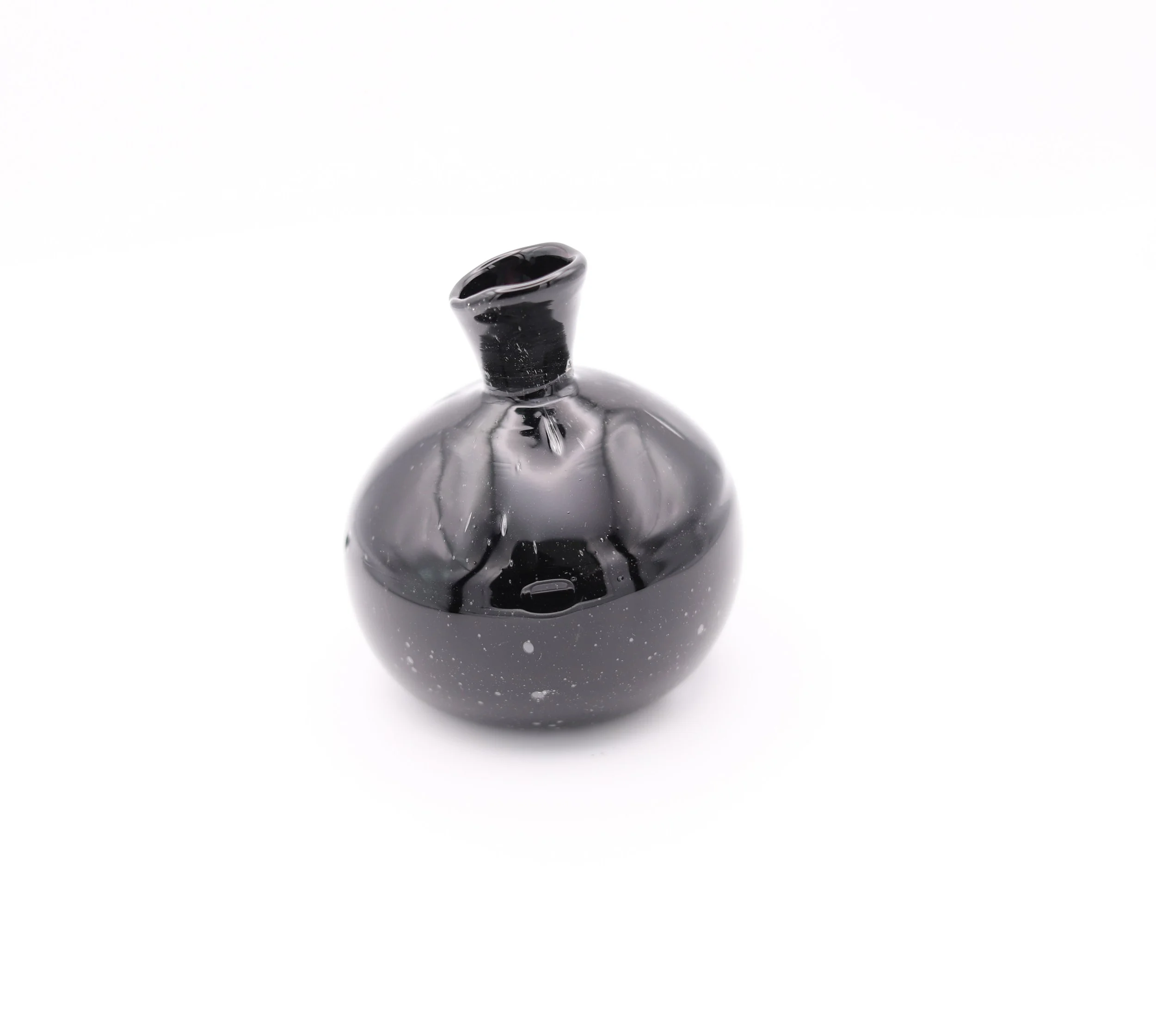 Opal Black Bud Vase