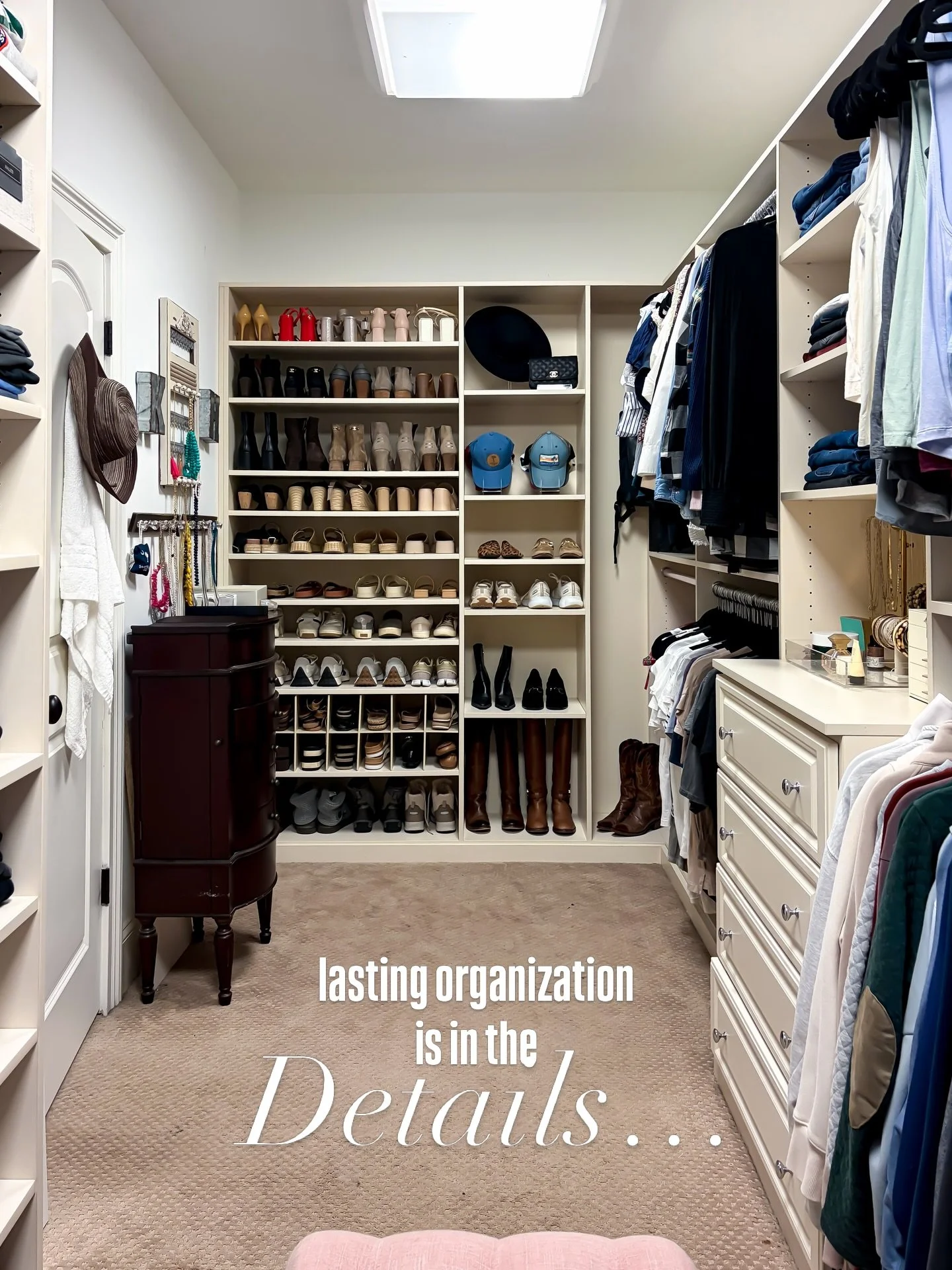 Whether it&rsquo;s in streamlined baskets that fit just right, upgraded displays for hats and jewelry, or the proper hangers and hooks to keep clothing and bags accessible, it&rsquo;s the thoughtfully planned details that help keep a space organized 