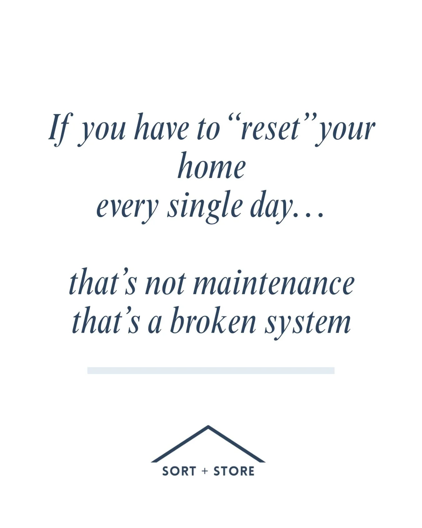 Some homes don&rsquo;t need more bins.
They need better systems.

If you&rsquo;re spending hours &ldquo;resetting&rdquo; your home every single day, the problem usually isn&rsquo;t you, it&rsquo;s that your spaces were never designed to support your 