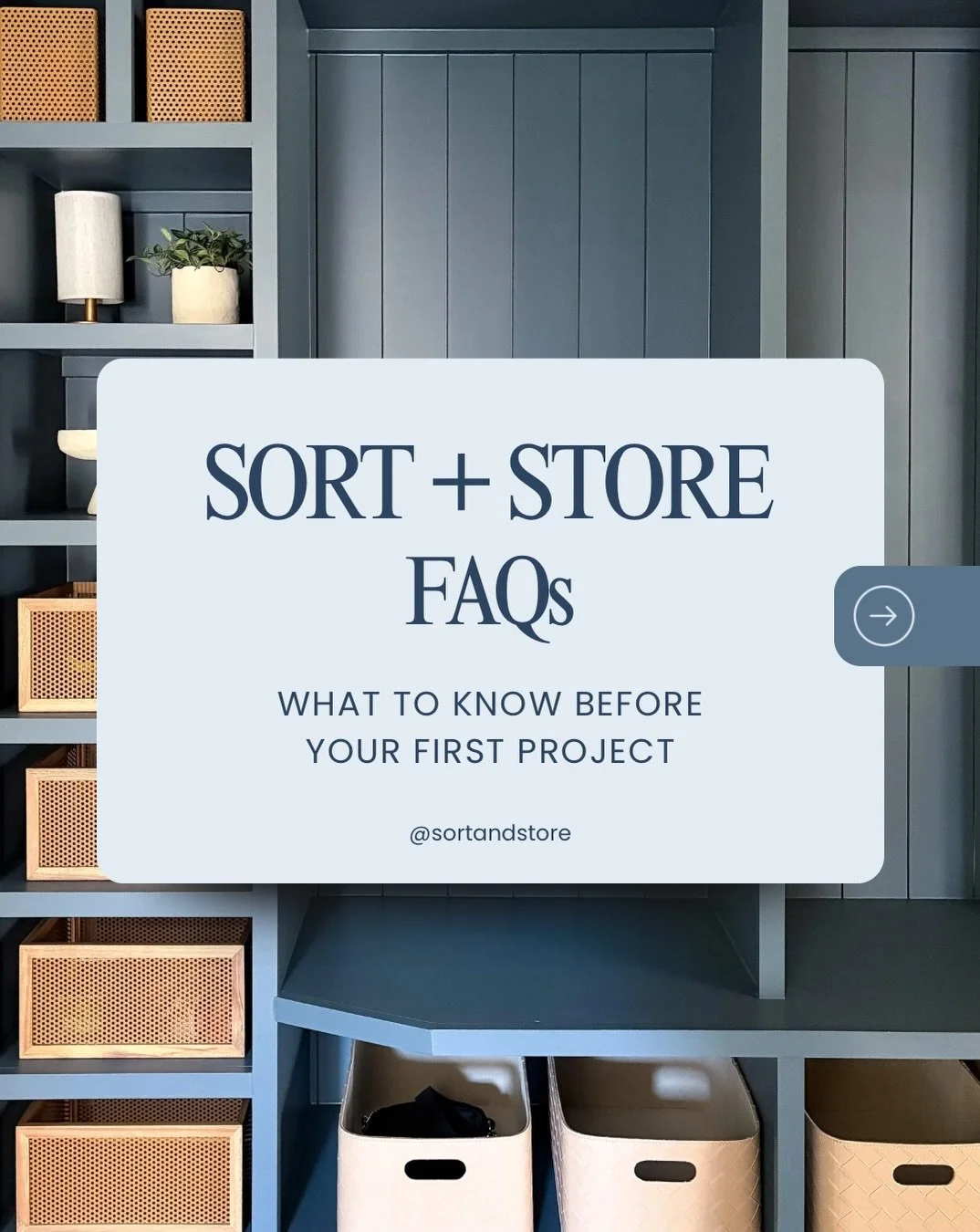 Thinking about hiring a professional organizer? You may have a few questions before getting started.

At SORT + STORE, every project begins with understanding your space, your priorities, and how you want your home to function.

From the initial cons