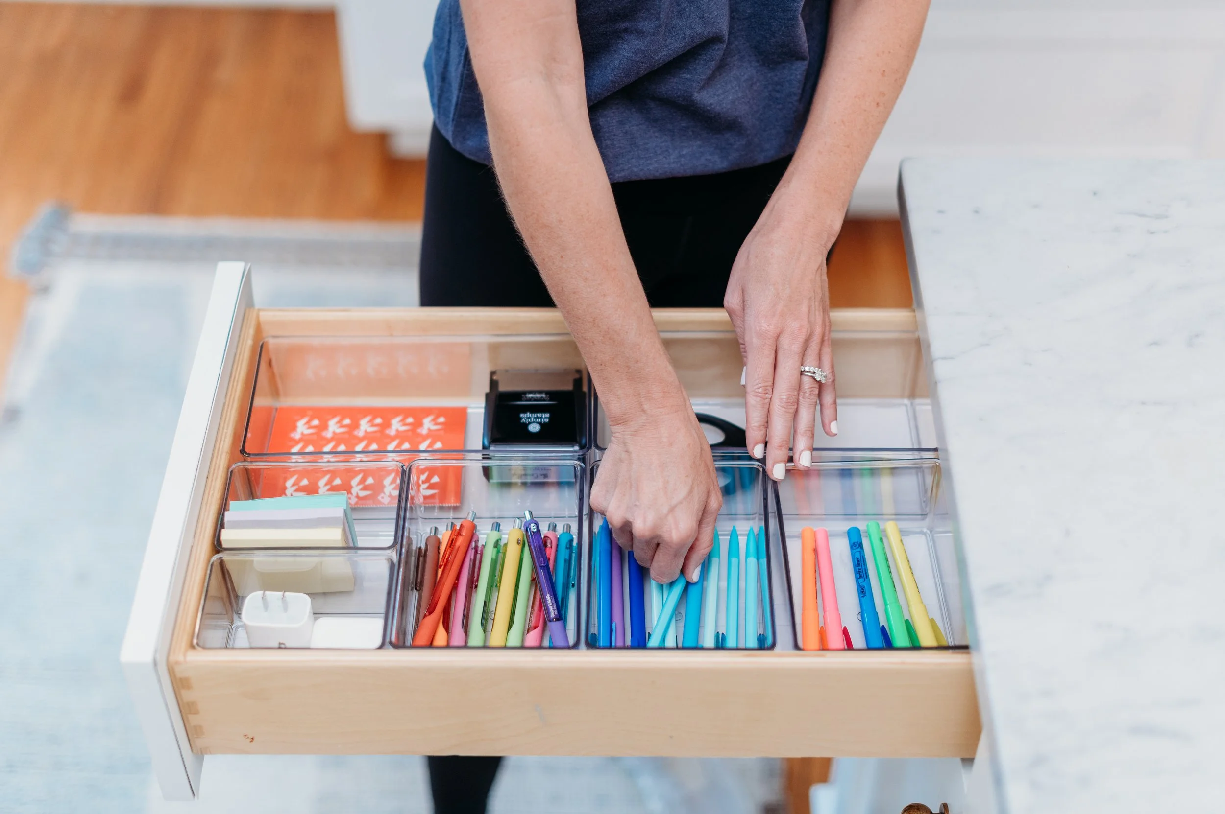 organized junk drawer