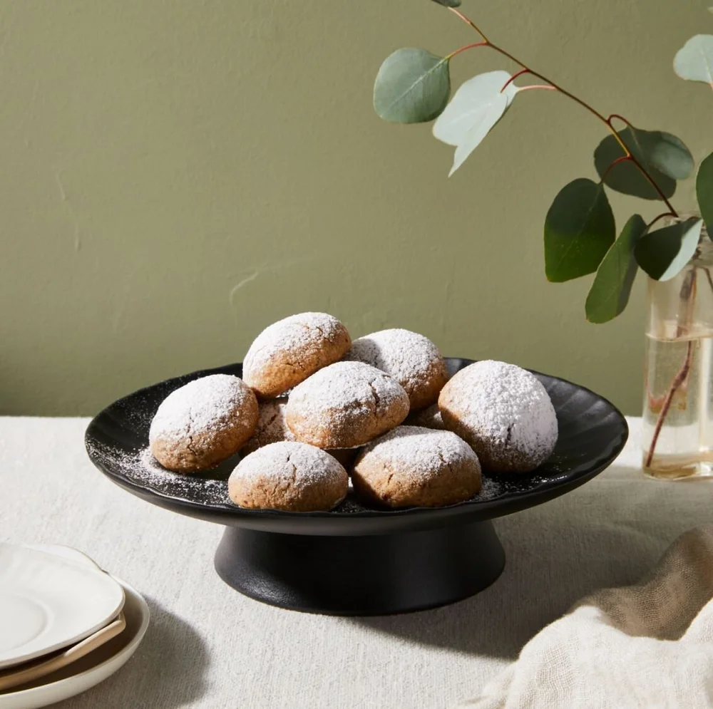 Inku Scalloped Ceramic Cake Stand, Food52