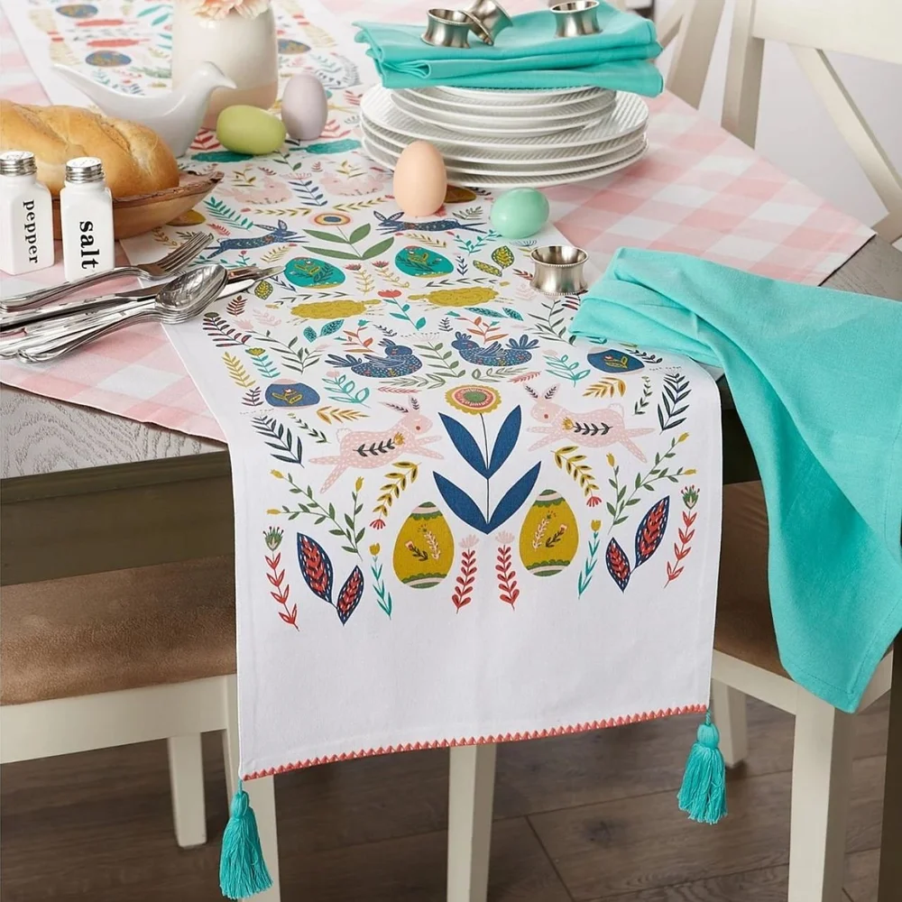 Easter Garden Embellished Table Runner, Macy's