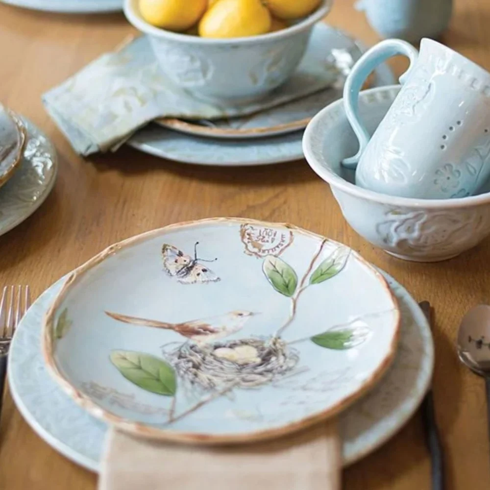 Fitz &amp; Floyd Toulouse Blue 16-Piece Set, Dillards