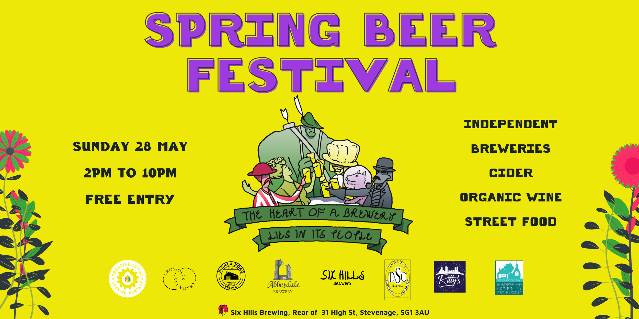 Sign Of Spring Beer SPRING BEER FESTIVAL — Six Hills Brewing