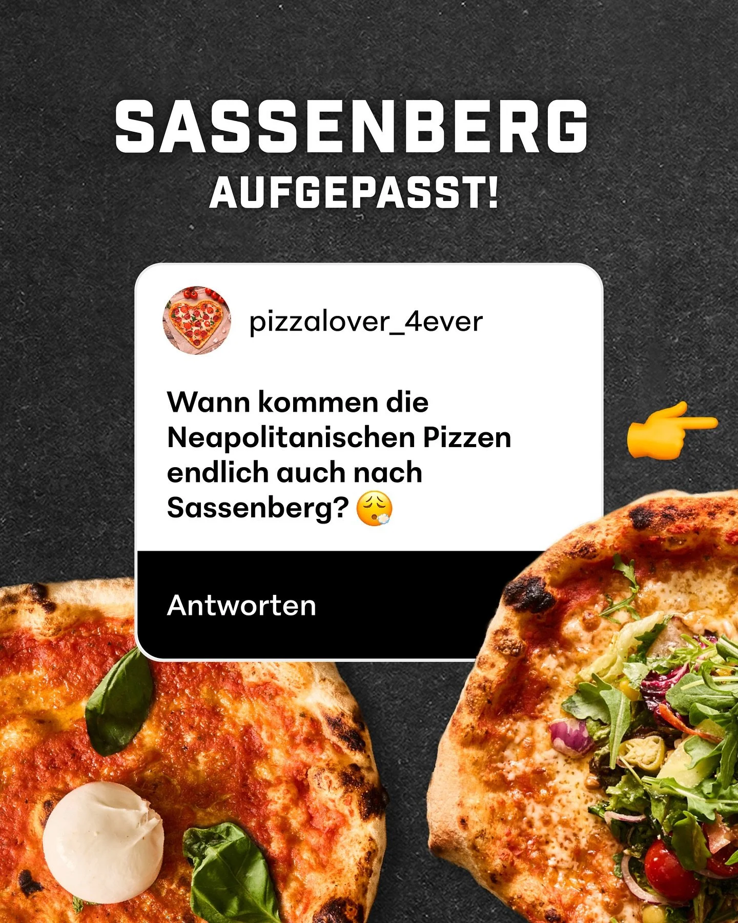 SASSENBERG AUFGEPASST! Weil unsere Neapolitanischen Pizzen so gut ankommen, sind sie AB FREITAG auch f&uuml;r euch in Sassenberg erh&auml;ltlich 🫶🏻🍕
Was haltet ihr davon? 😮&zwj;💨

#sassenberg #feldmarksee #neapolitanischepizza