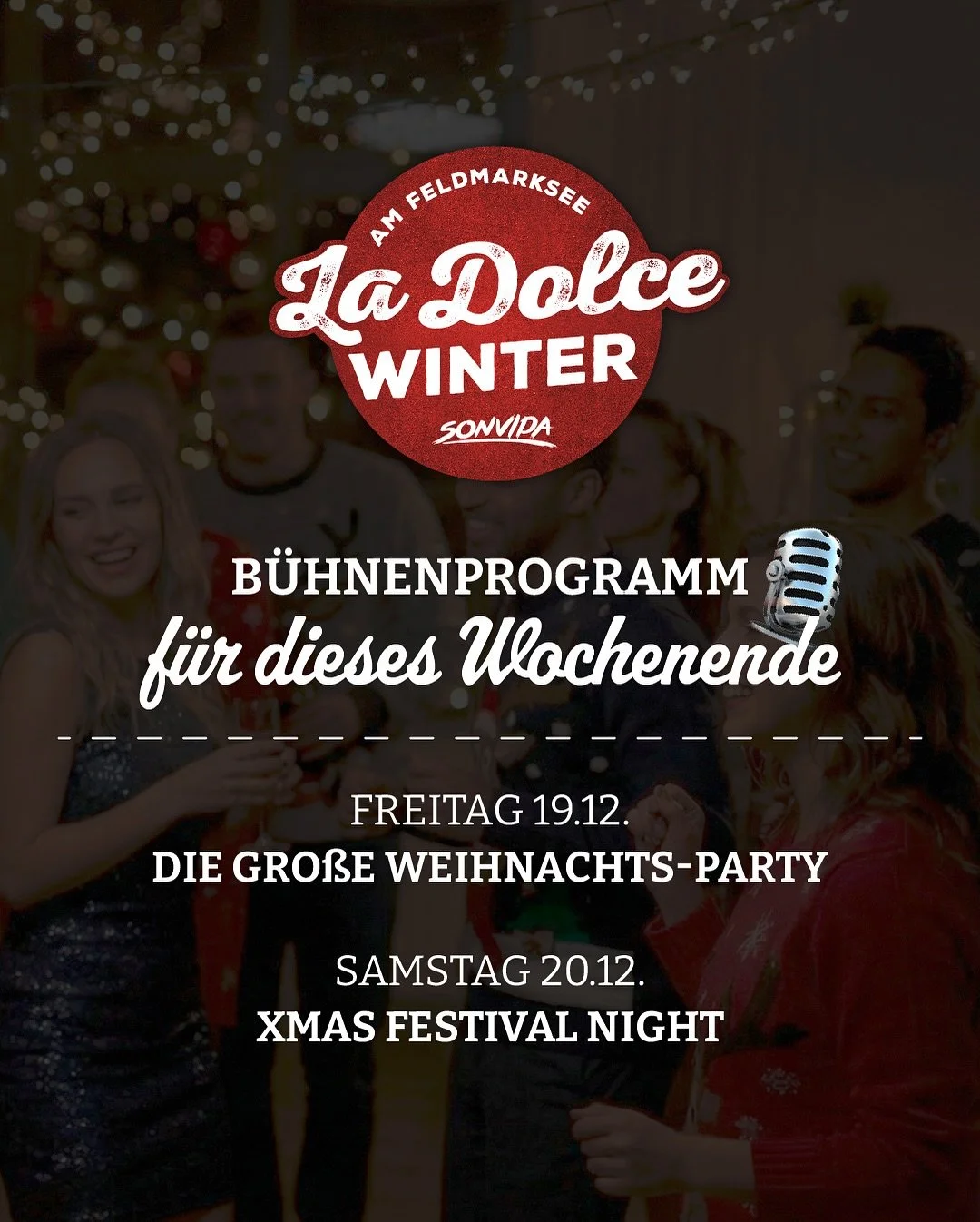 Hier kommt das Programm f&uuml;rs Wochenende 😍 Wenn ihr noch nicht auf dem Weihnachtsmarkt wart, dann wird es Zeit!🫶🏼

#sonvida #weihnachtsmarkt #sassenberg