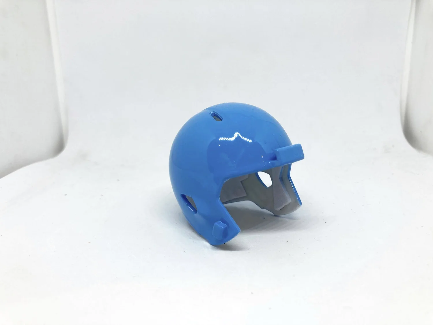 blank blue football helmet Lake (Uniontown) (OH) High School Mini 29 weave composite material used in U.S A Blue Football Helmet on