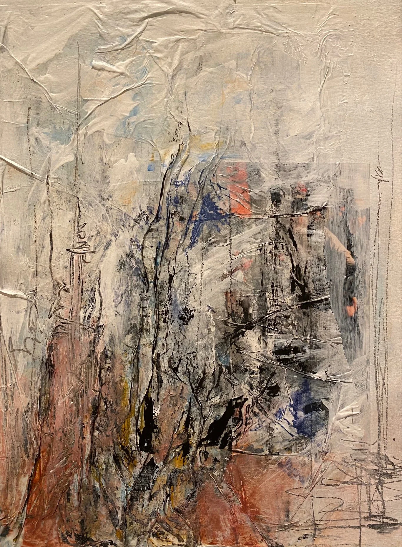 "Peering Through Mornings Dim Light"
12" x 9"
$275