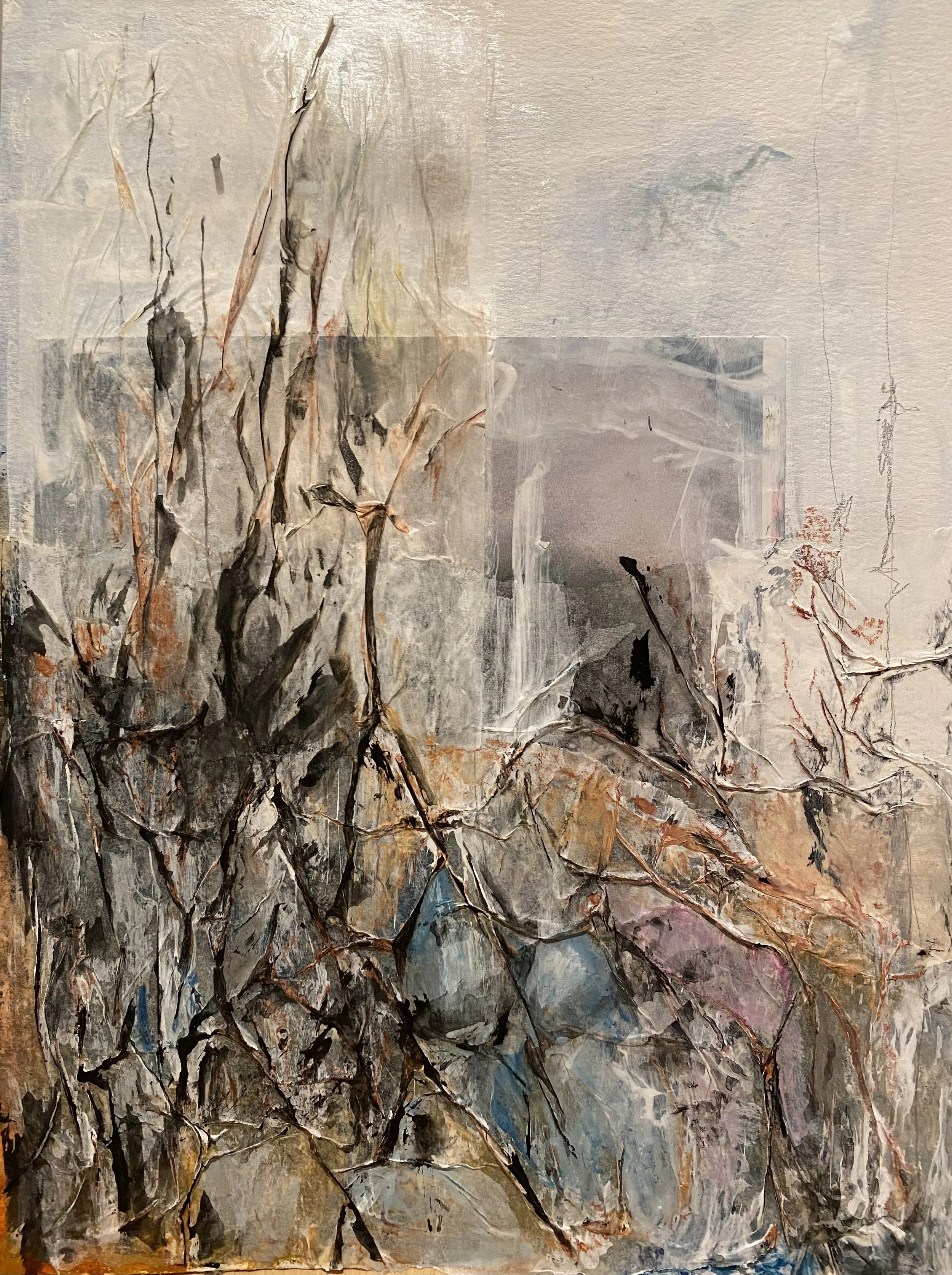 "Cloudless Days Are Rare"
12" x 9" 
$275