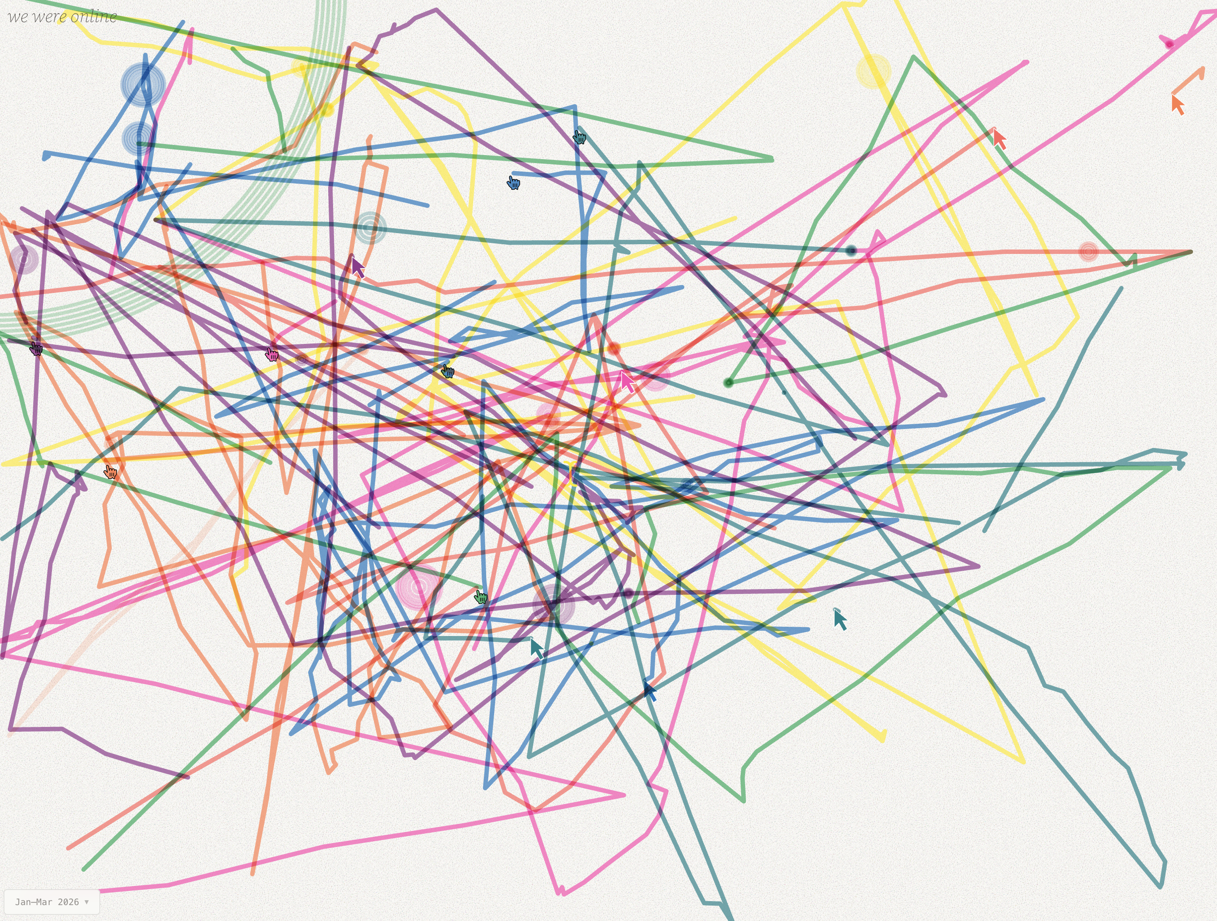 Self-Portrait (Internet): Cursor Studies, Spencer Chang