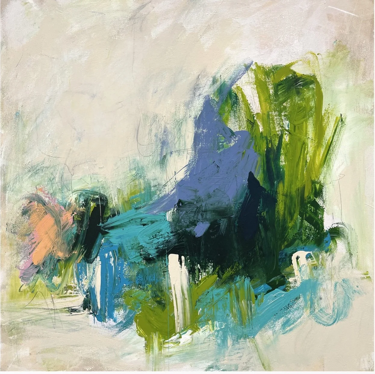 EMERALD AWAKENING    36 x 36