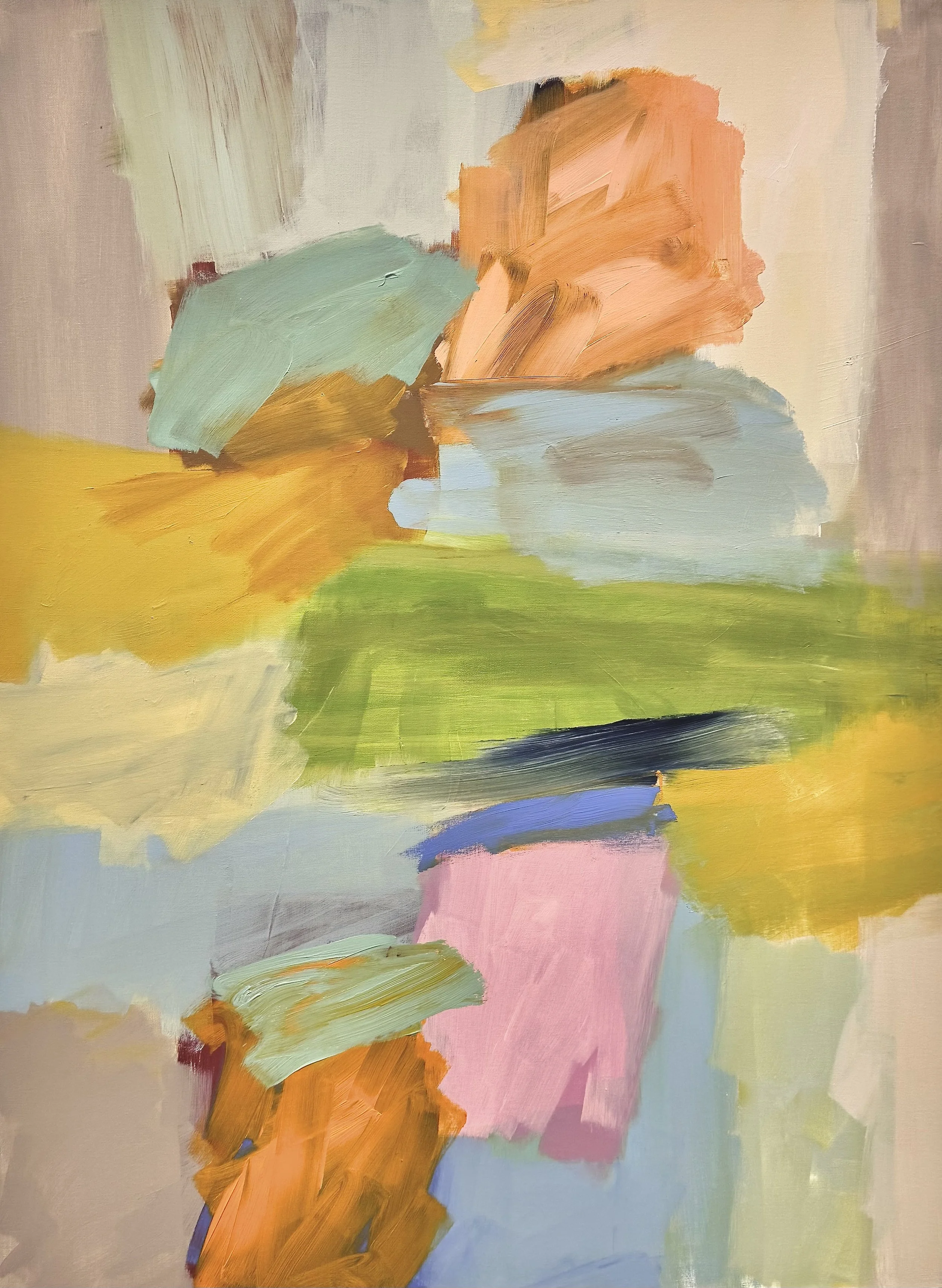 QUIET JOY RISING    48 x 36