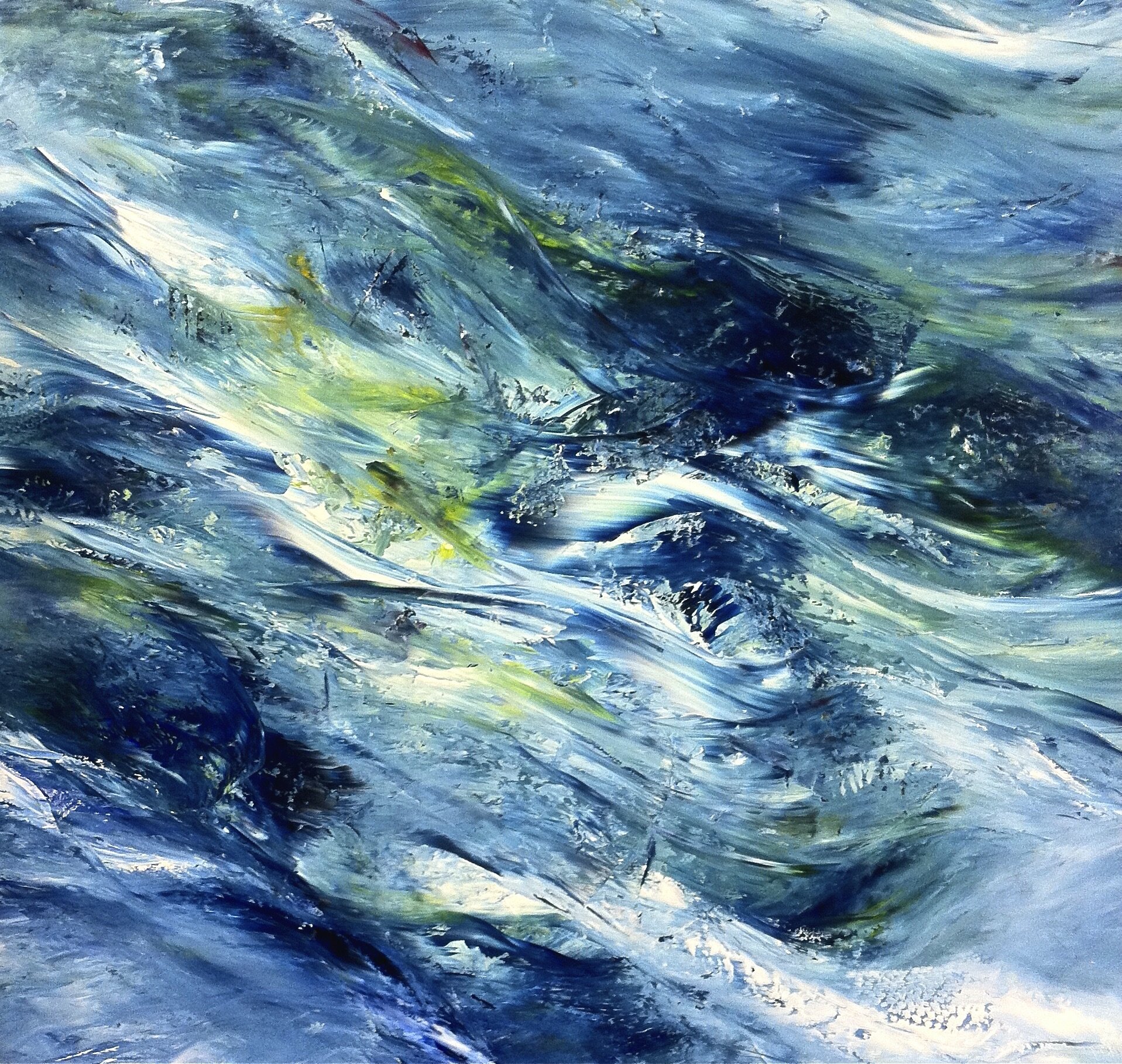 WAVES OF BLISS,
2012,
oil on canvas,
60 x 72"