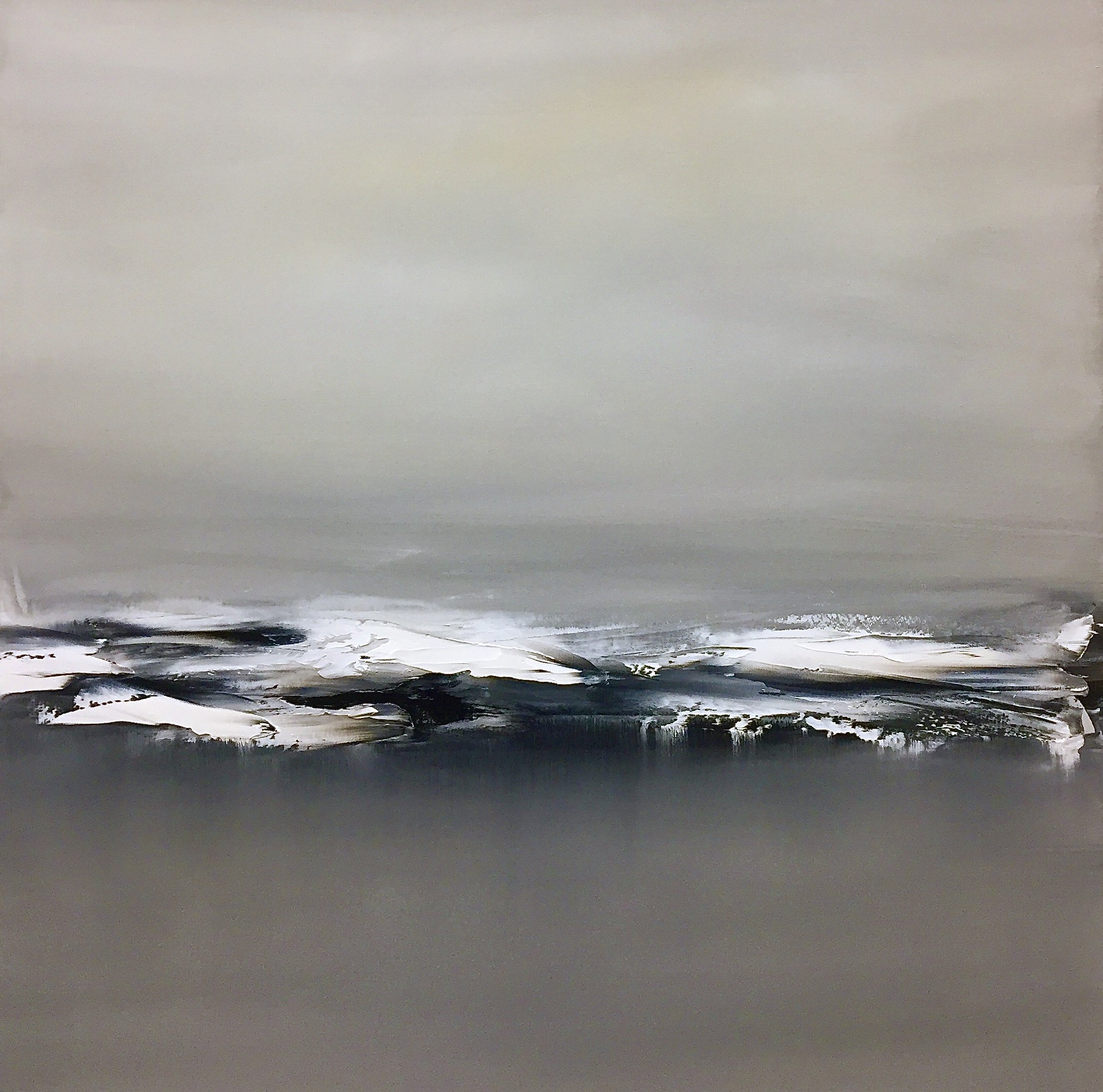THE CLEARING
2017,
oil on canvas,
36 x 36"