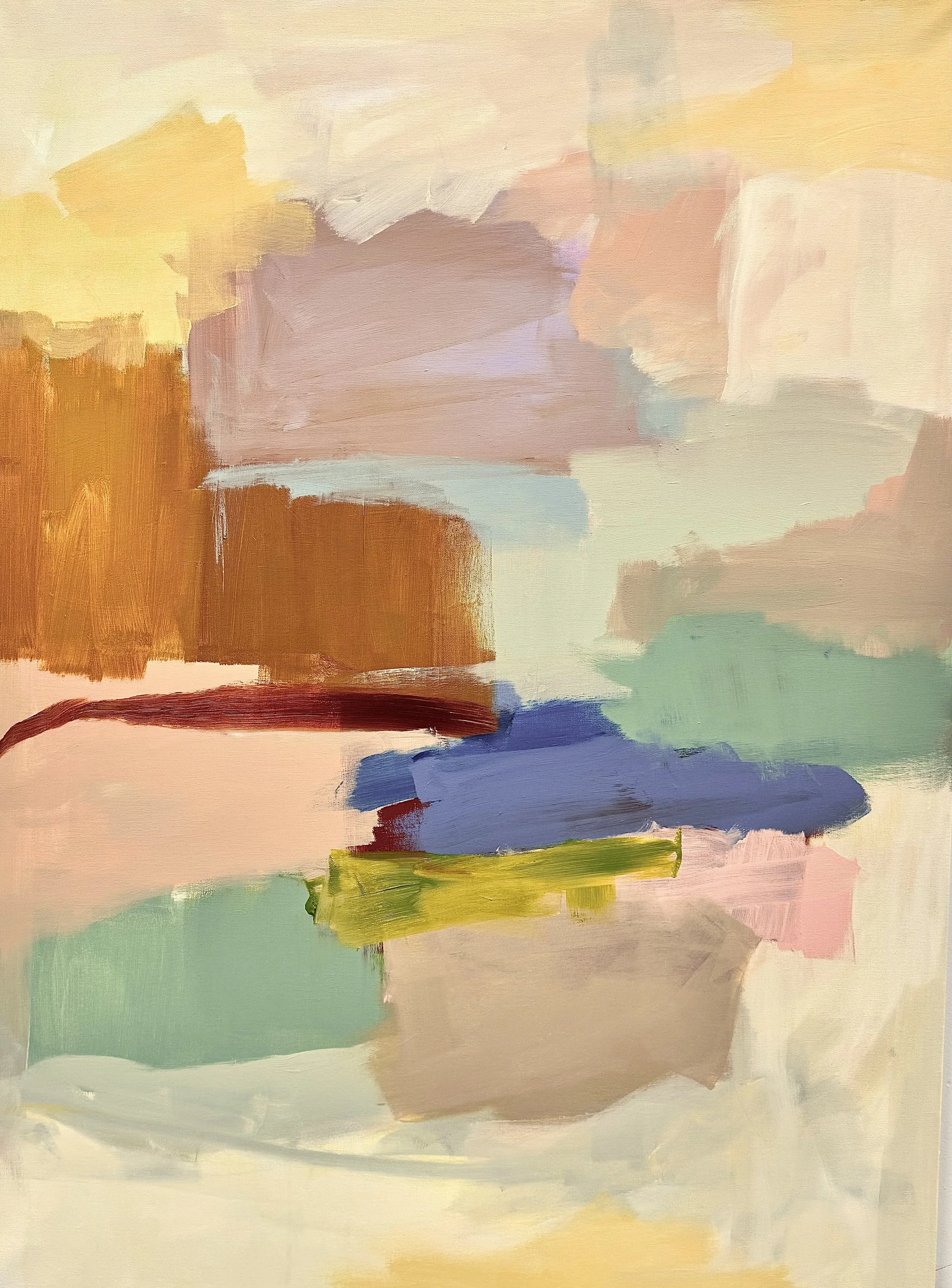 WHERE WARMTH LINGERS  48 x 36