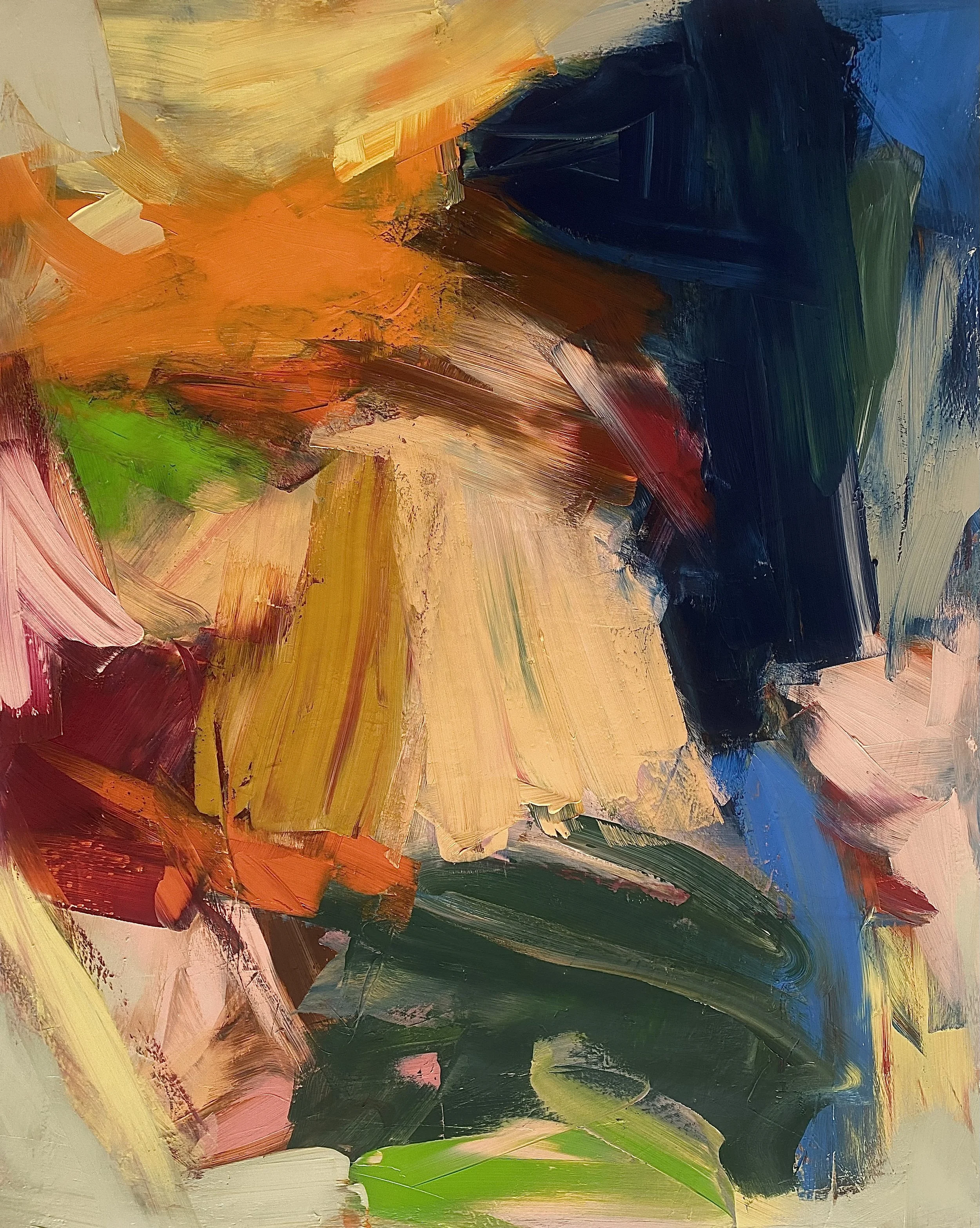 RUNNING THROUGH TIME     60 x 48