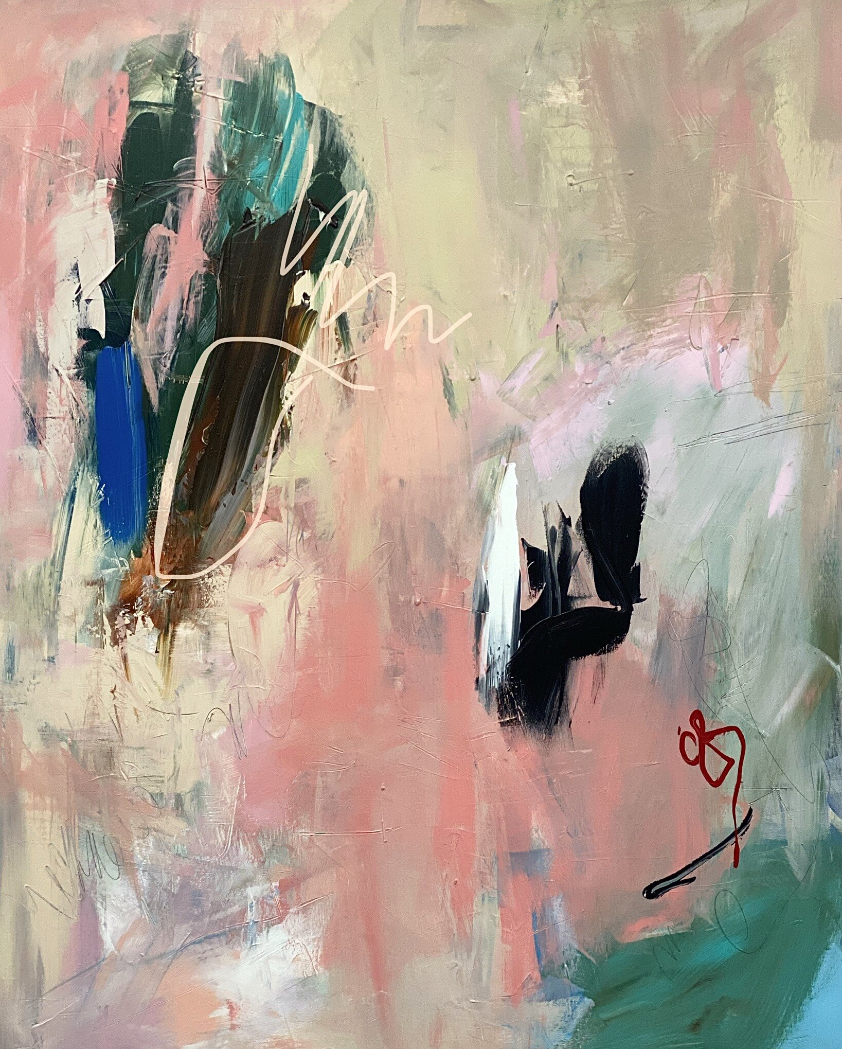 THE SECRET GARDEN,
2020,
acrylic & marker on canvas,
60 x 48"