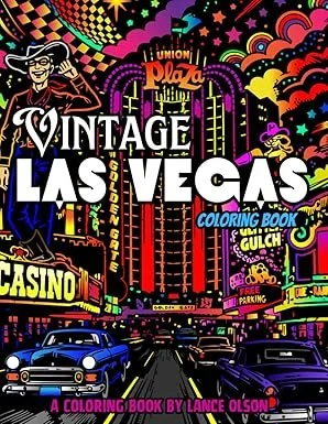 "Vintage Las Vegas Coloring Book" by Lance Olson