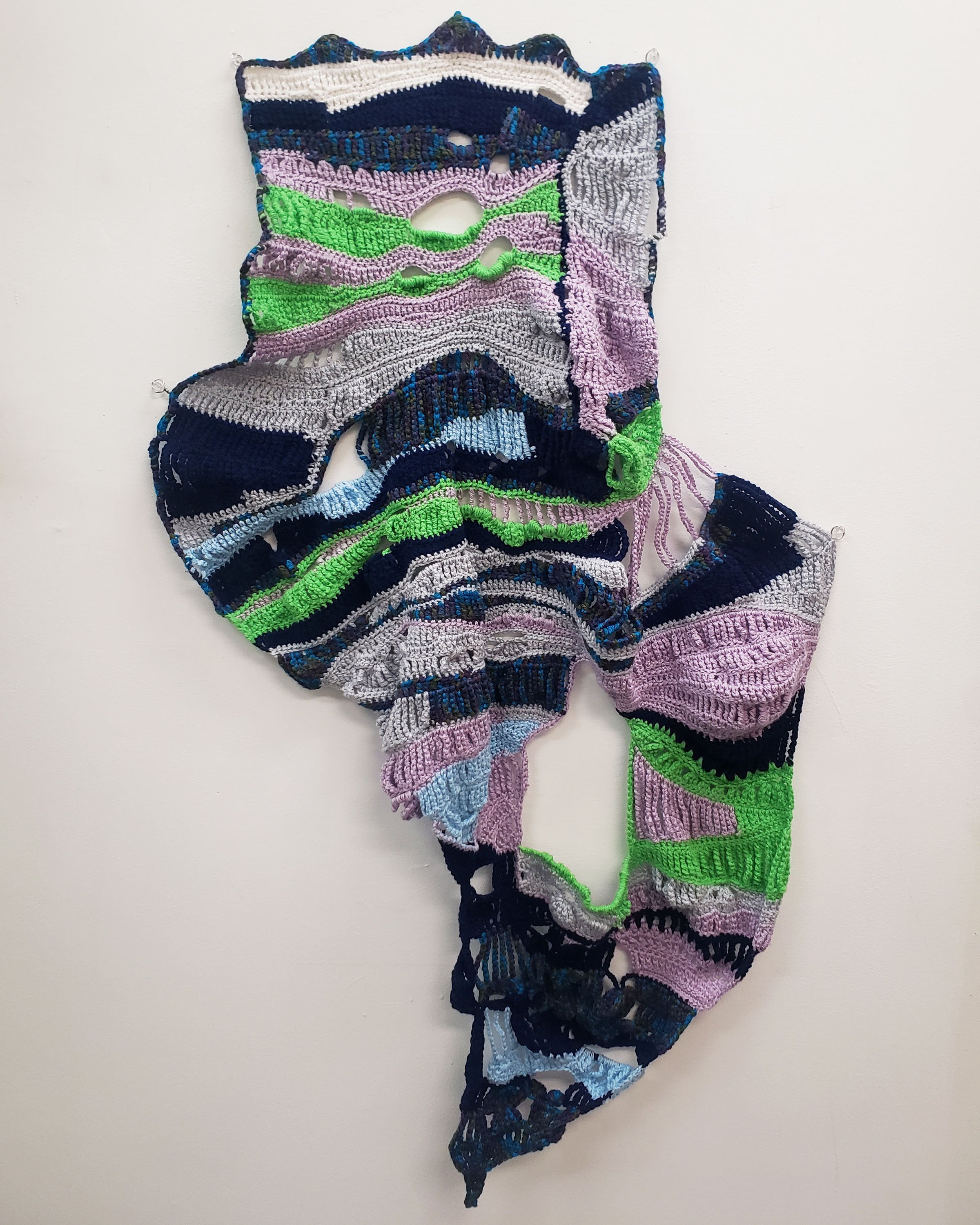 Justice
48 x 29 x 6 in
Crochet Acrylic Yarn
2023