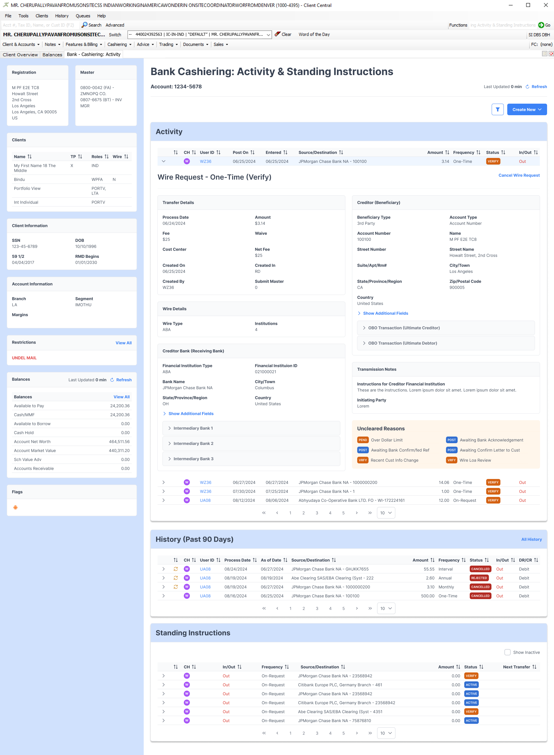 Modernizing Schwab’s Client Central (CC) Application