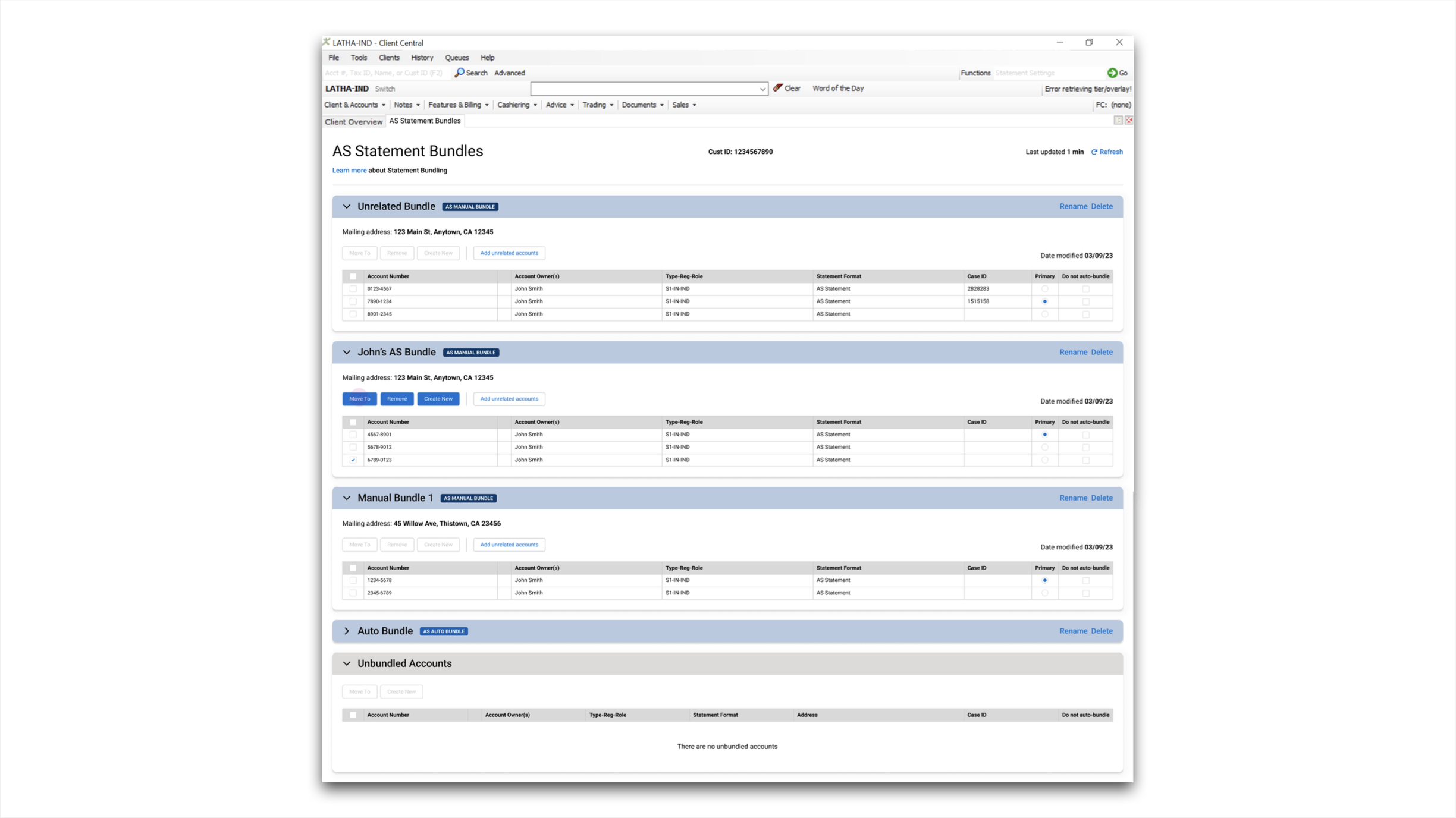 Improving Schwab’s Advisor Services’ Statement Bundling Experience
