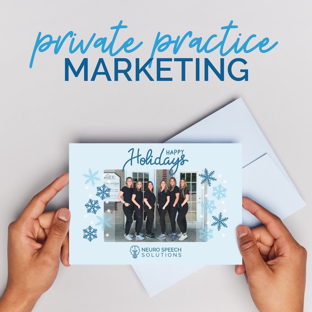 Here&rsquo;s a tip to stay top of mind with your referral sources 🧠

Holiday cards are an inexpensive way to remind physicians and other sources about your services!

I&rsquo;ve done one every year and each year I have a few patients that tell me th