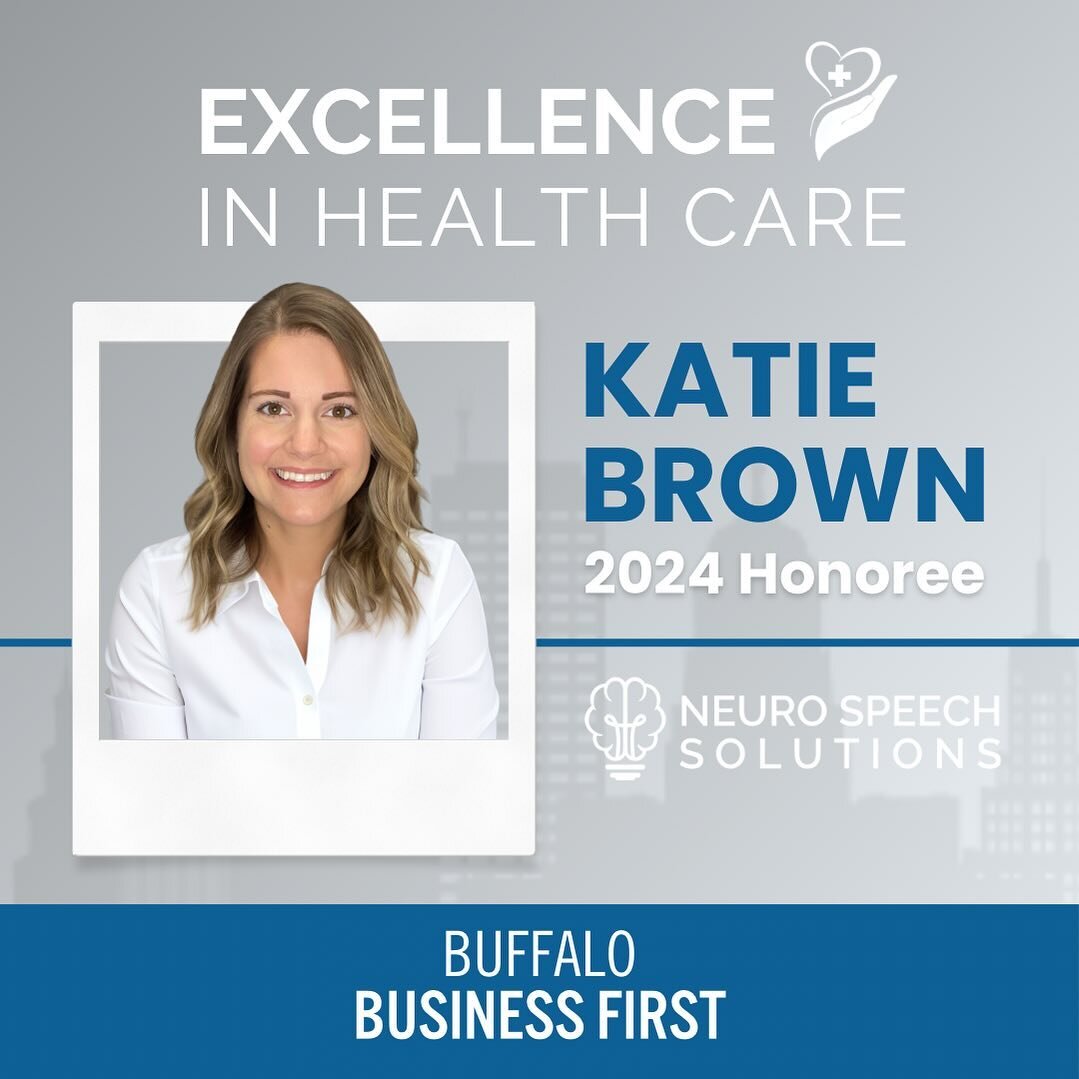 If you told me 5 years ago I would be recognized alongside chief medical officers and CEOs of major healthcare companies in Buffalo, I would have thought you were joking. 

Back then, I was just an SLP who started a private practice out of the trunk 