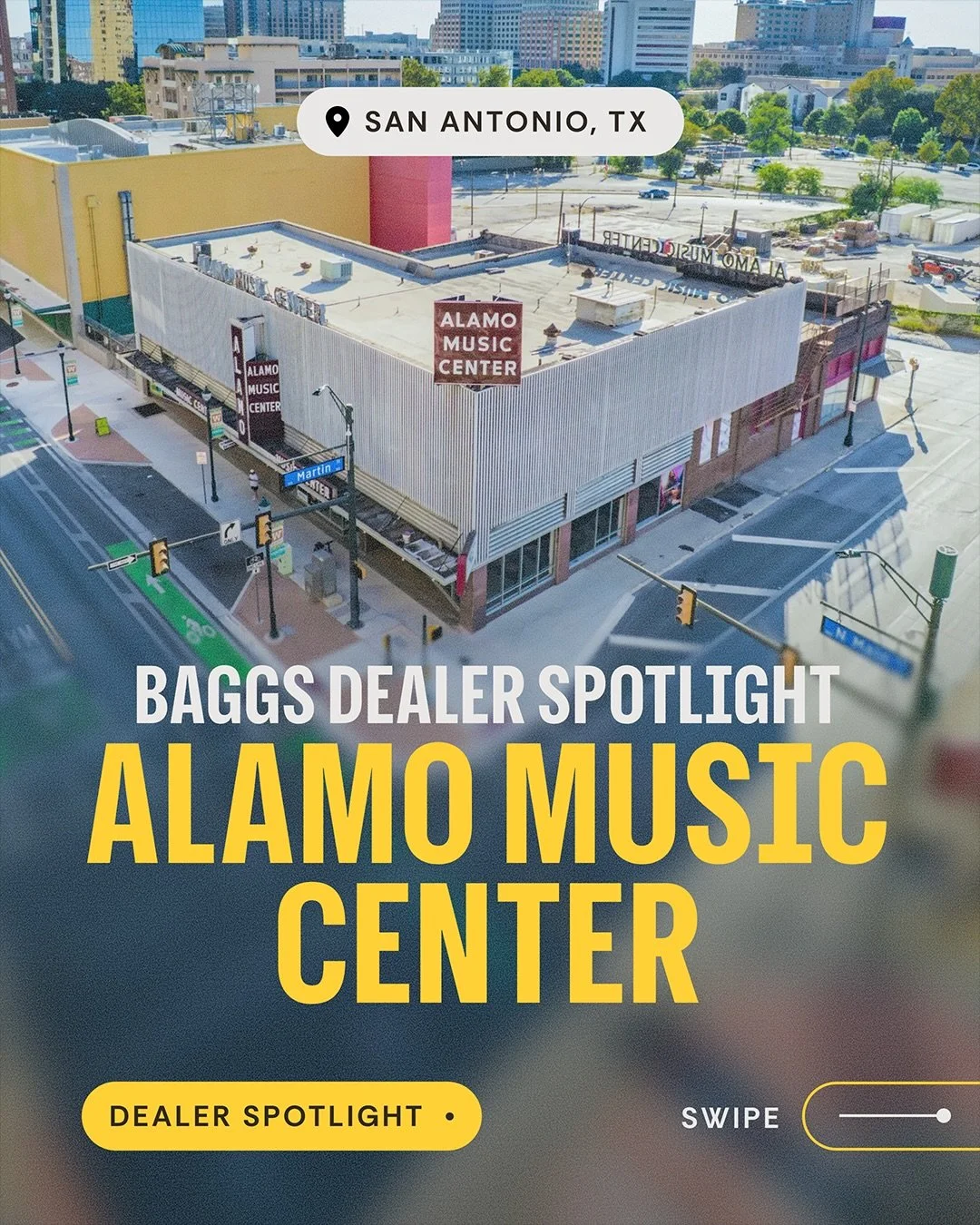 Step inside Alamo Music Center!

One of the things we love most is working with our incredible network of guitar shops and retailers. We&rsquo;re proud to kick off our new Baggs Dealer Spotlight series introducing you to long-time partners, starting 