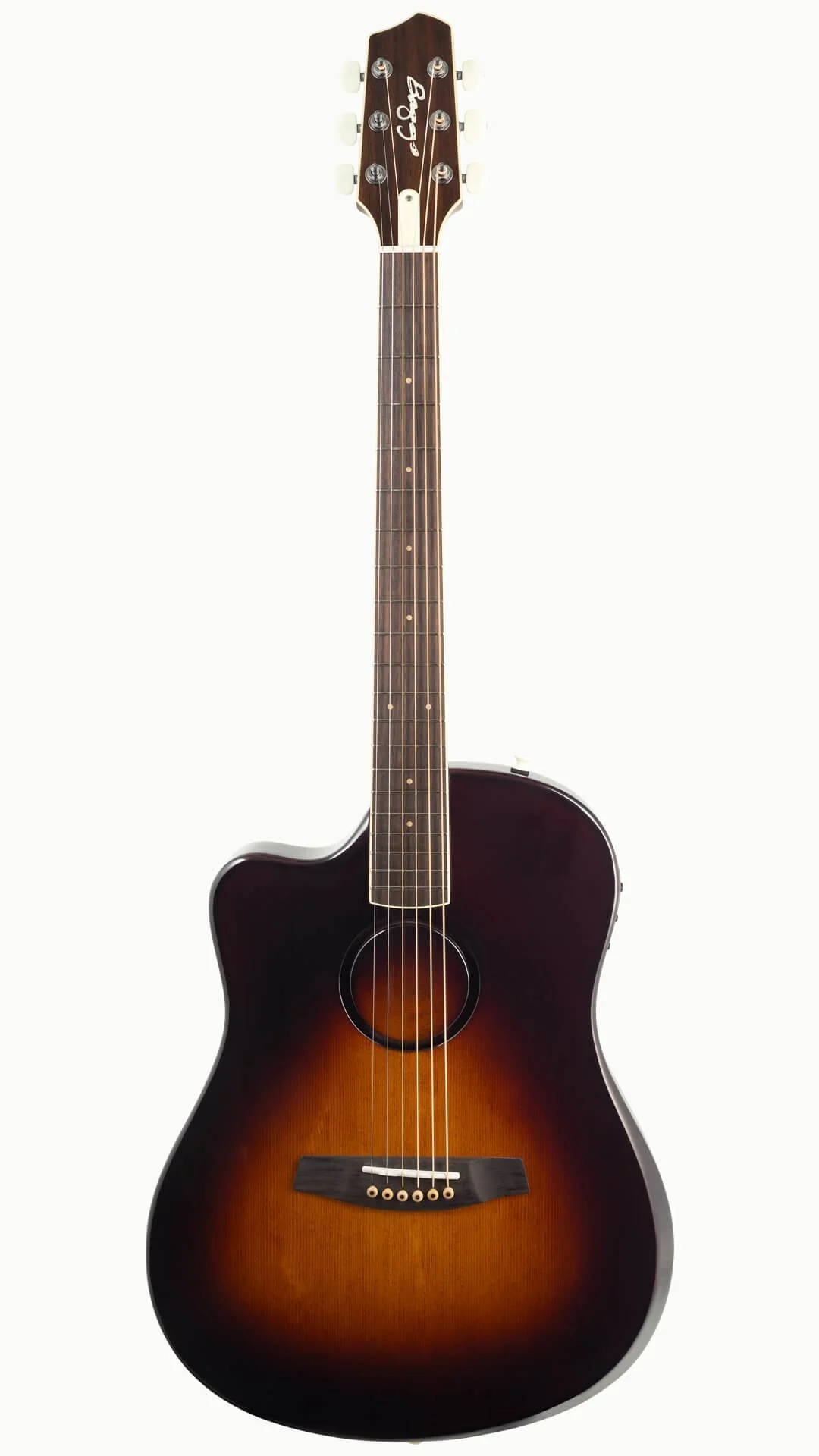 AEG-1 Acoustic Electric Guitar Lefty in Sunburst Sitka Spruce