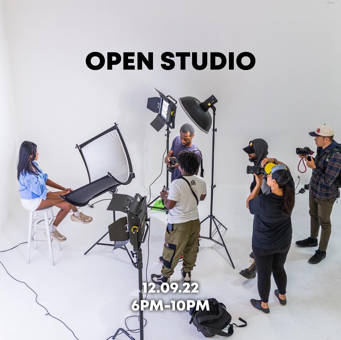Join us at Chil Studios on Friday, December 9th, for our LAST Creative Open Studio Event of the year. The event is open to photographers, videographers, models, and all other creatives. Head over to @fourofour.co to RSVP today! Link in their bio. 🎟️