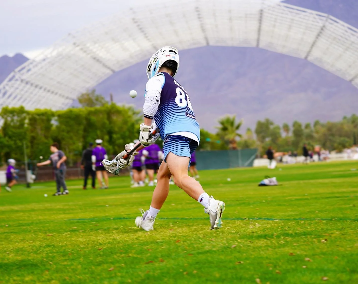 Throwing it back to our time in Indio ☀️ pumped to see the &lsquo;Backs having a great Spring, but even more excited to be one day closer to the start of Summer season 🦍🦍

#silverbacks #silverbackslacrosse #letsgeaux #liveyourdash
