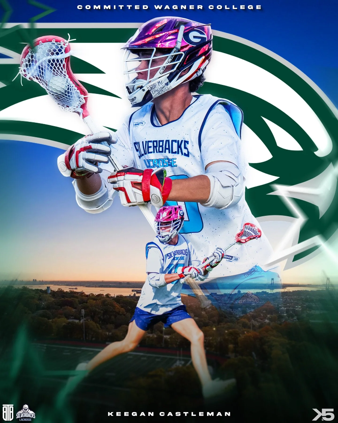 Congratulations to @keegan_castleman on his commitment to @wagnermlax ! Keegan is a great midfielder you can shift into what ever role the coaching staff needs in that given situation. Coach Fox got a stud!

#GoBacks