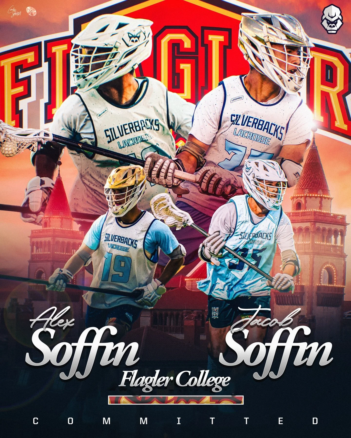 Congratulations to both @alex.soffin &amp; @jacob.soffin on their commitment to @flaglermlax! Alex and Jacob are long time &lsquo;Backs that have been a pleasure to coach and work through the recruiting process with. Coach Duncan is getting two of th