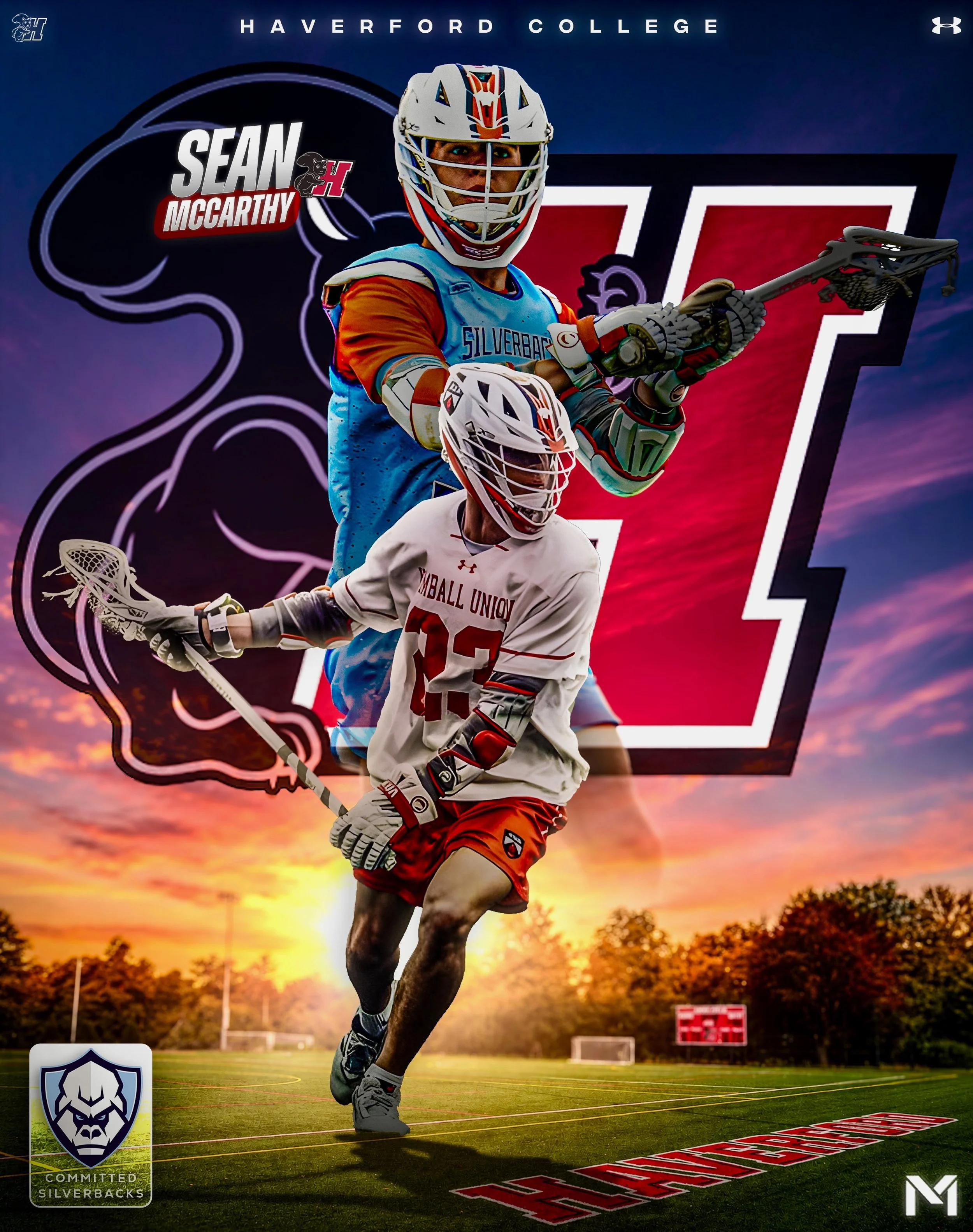 Congratulations to @seanmccarthy2112 on his commitment to @haverfordmlax ! Sean is very talented attackman out of @kuabvl and had a great Summer with us! He utilizes his vision, agility, and lacrosse IQ to be a big time threat to any opposing defense