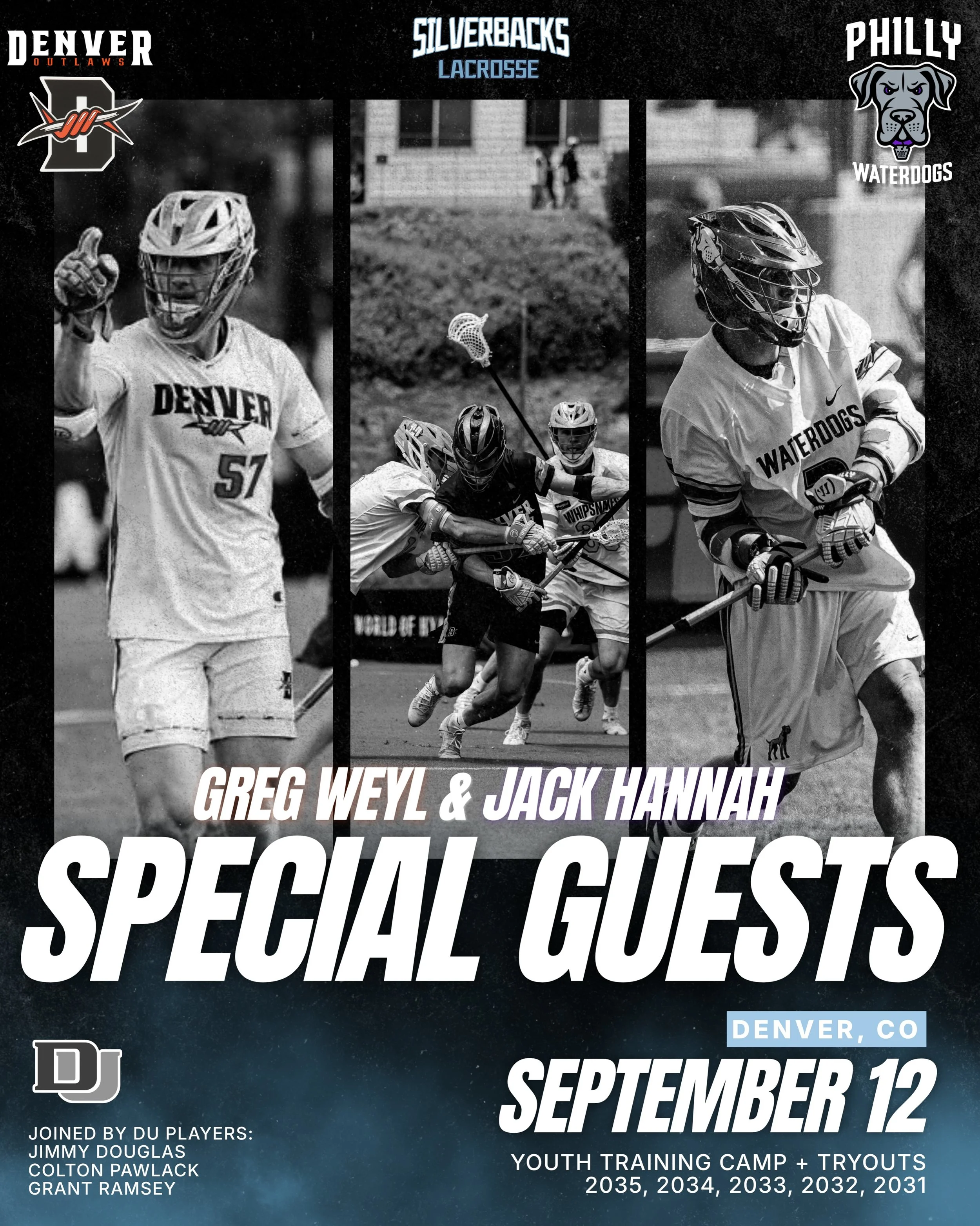 THE GUEST LIST JUST GOT REAL. 🔥🦍

PLL stars. Denver Pioneers. Silverbacks.

We&rsquo;re bringing the next level straight to the field &mdash; giving our guys the chance to train, compete, and learn from the players who have been there. 

Let&rsquo;