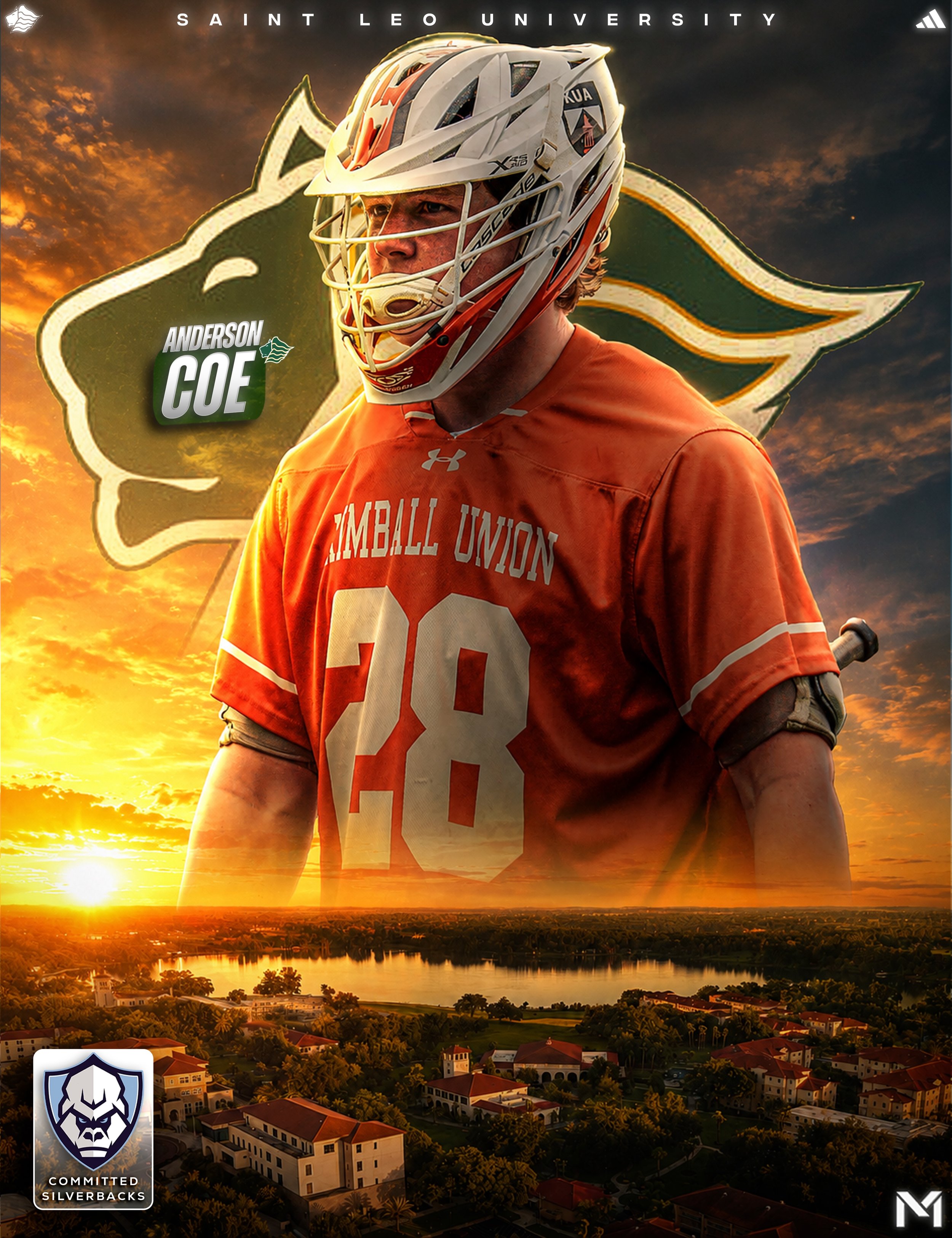 Congratulations to @andersoncoe_ on his commitment to @saintleomlax ! Anderson is a lefty pole from @kuabvl . Just like most of the defenseman coming out of Coach Antol&rsquo;s program, Anderson is a mean pole who makes sure attackman feel is on fiel